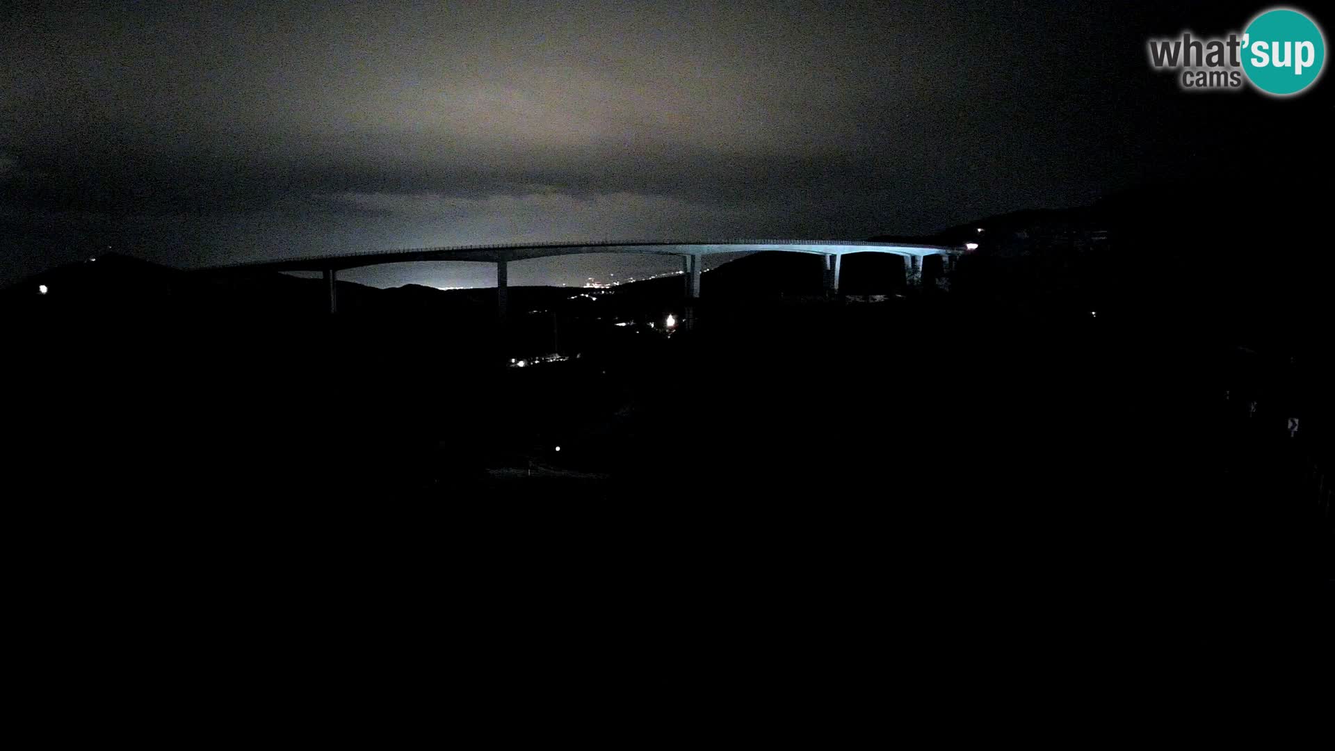 Webcam Črni Kal Viaduct – view from Viki Burger