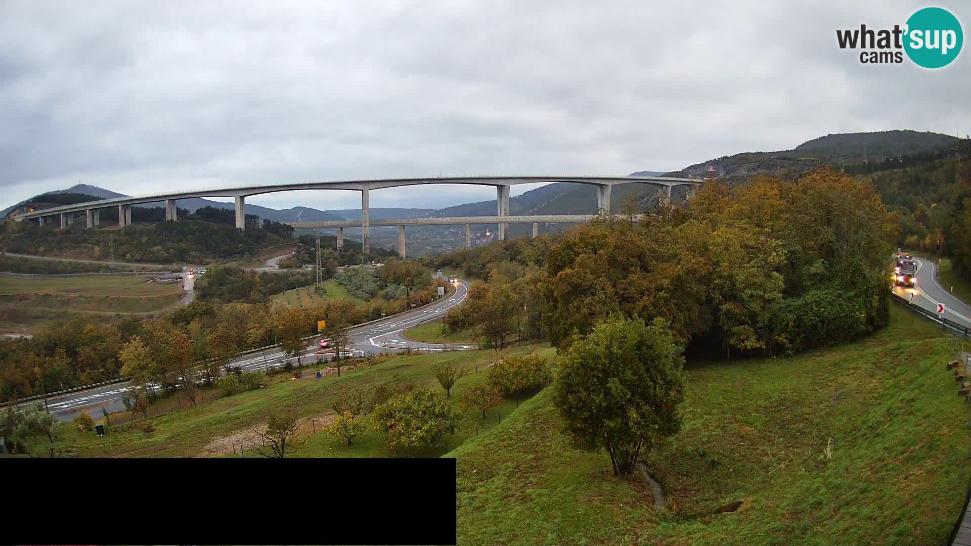 Camera en vivo Črni Kal Viaducto – Viki Burger