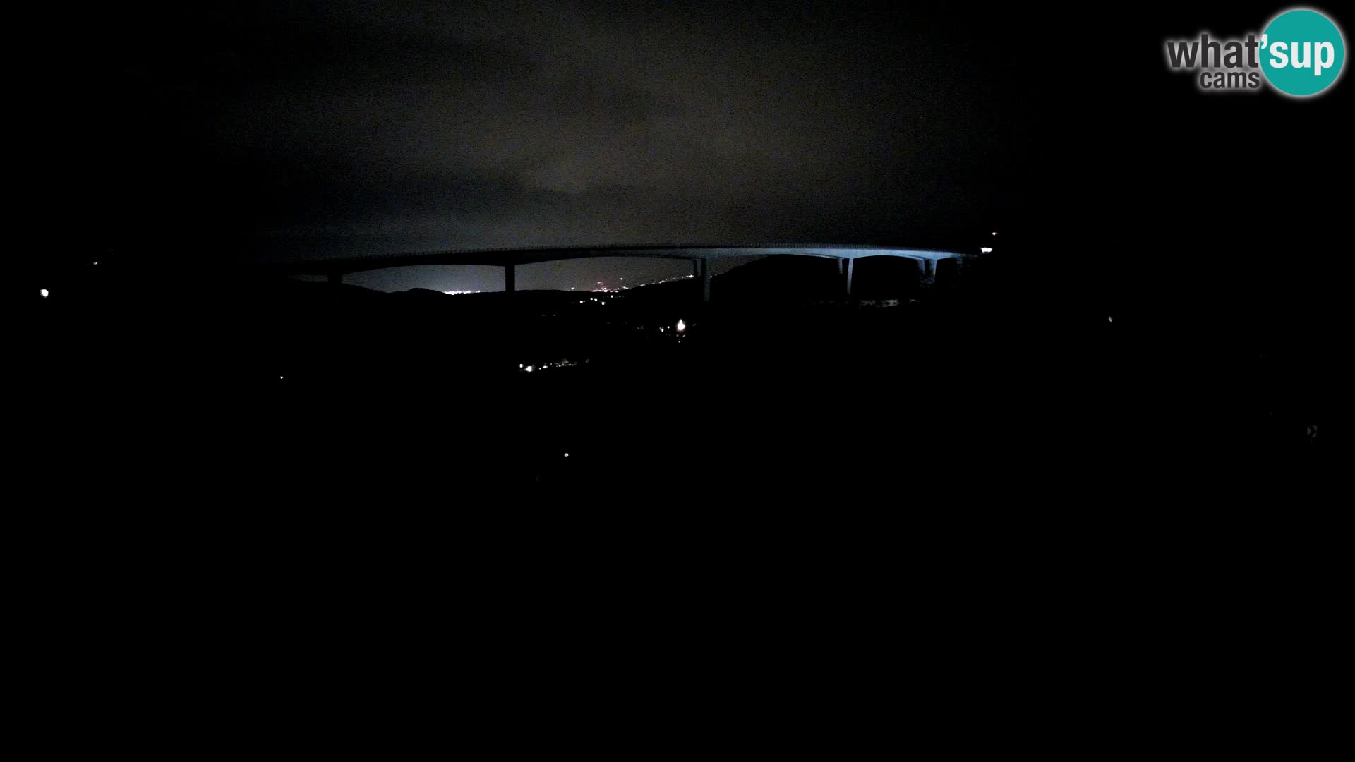 Webcam Črni Kal Viaduct – view from Viki Burger