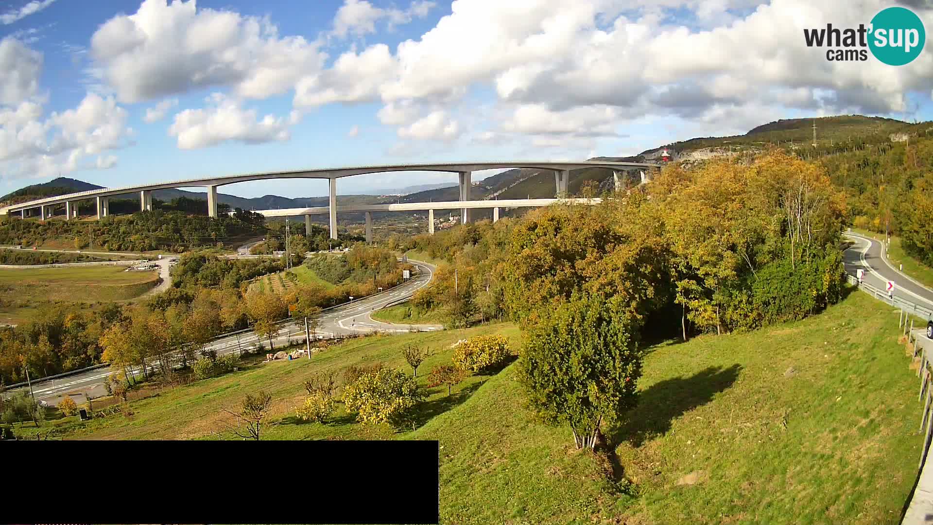Camera en vivo Črni Kal Viaducto – Viki Burger