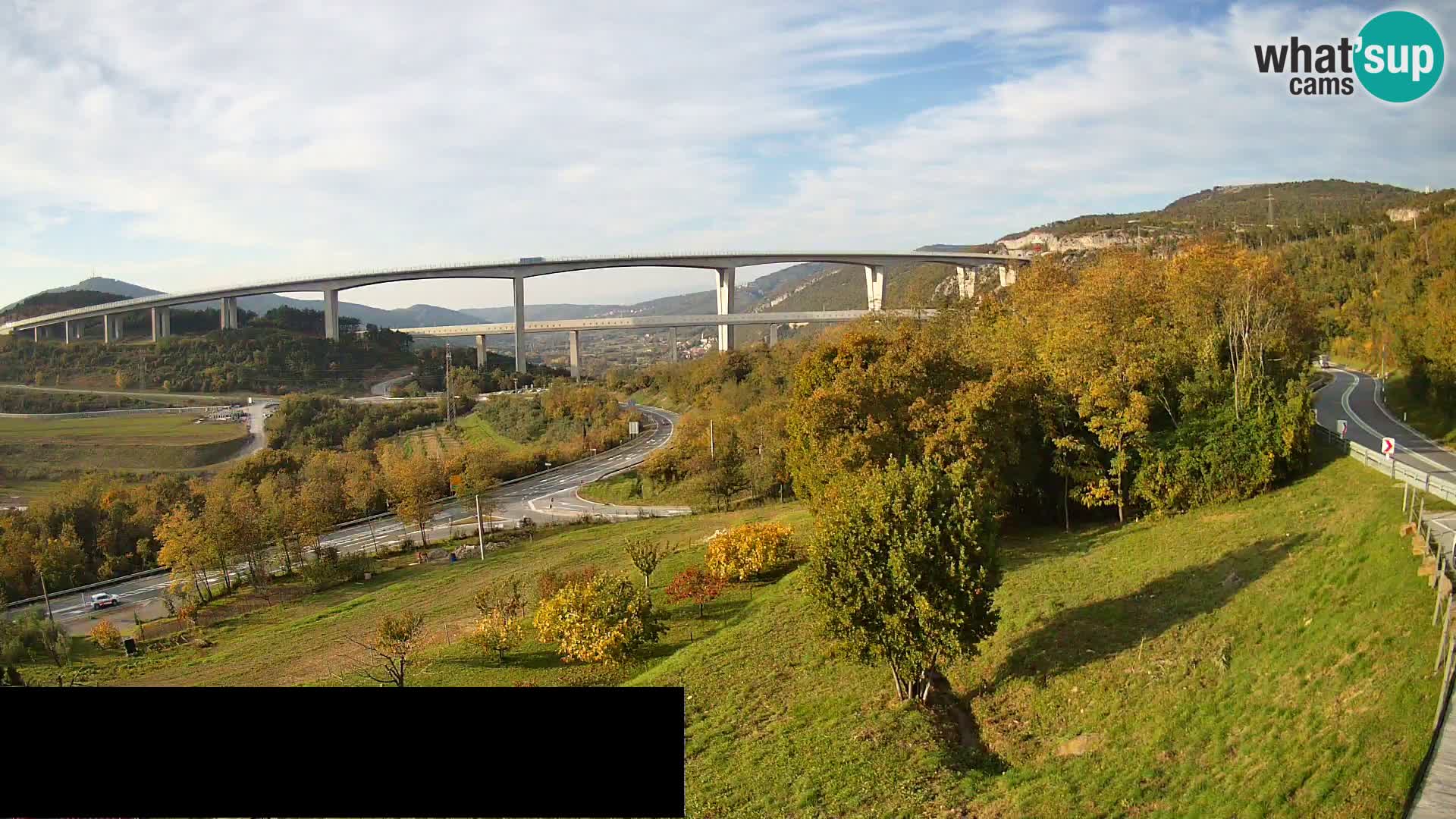 Webcam Črni Kal Viadukt – Viki Burger