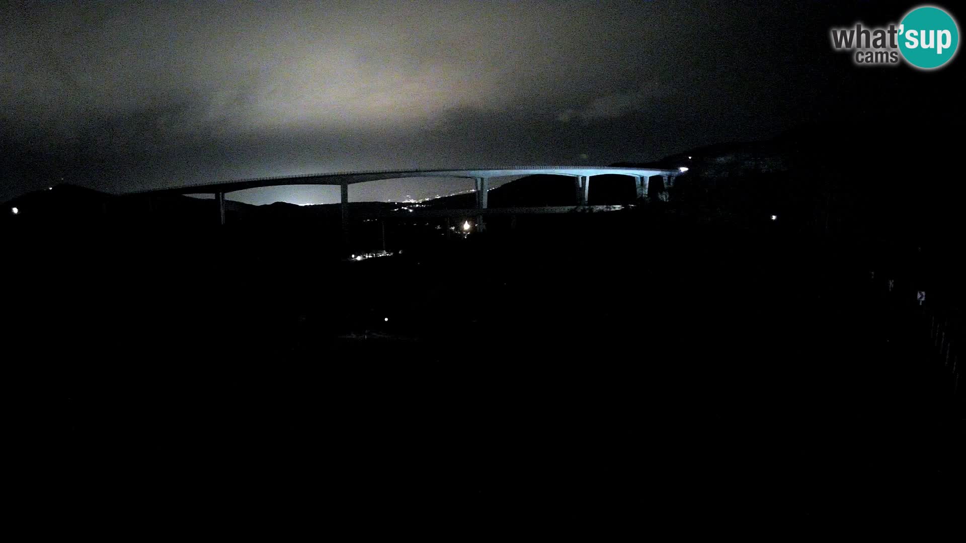 Webcam Črni Kal Viaduct – view from Viki Burger