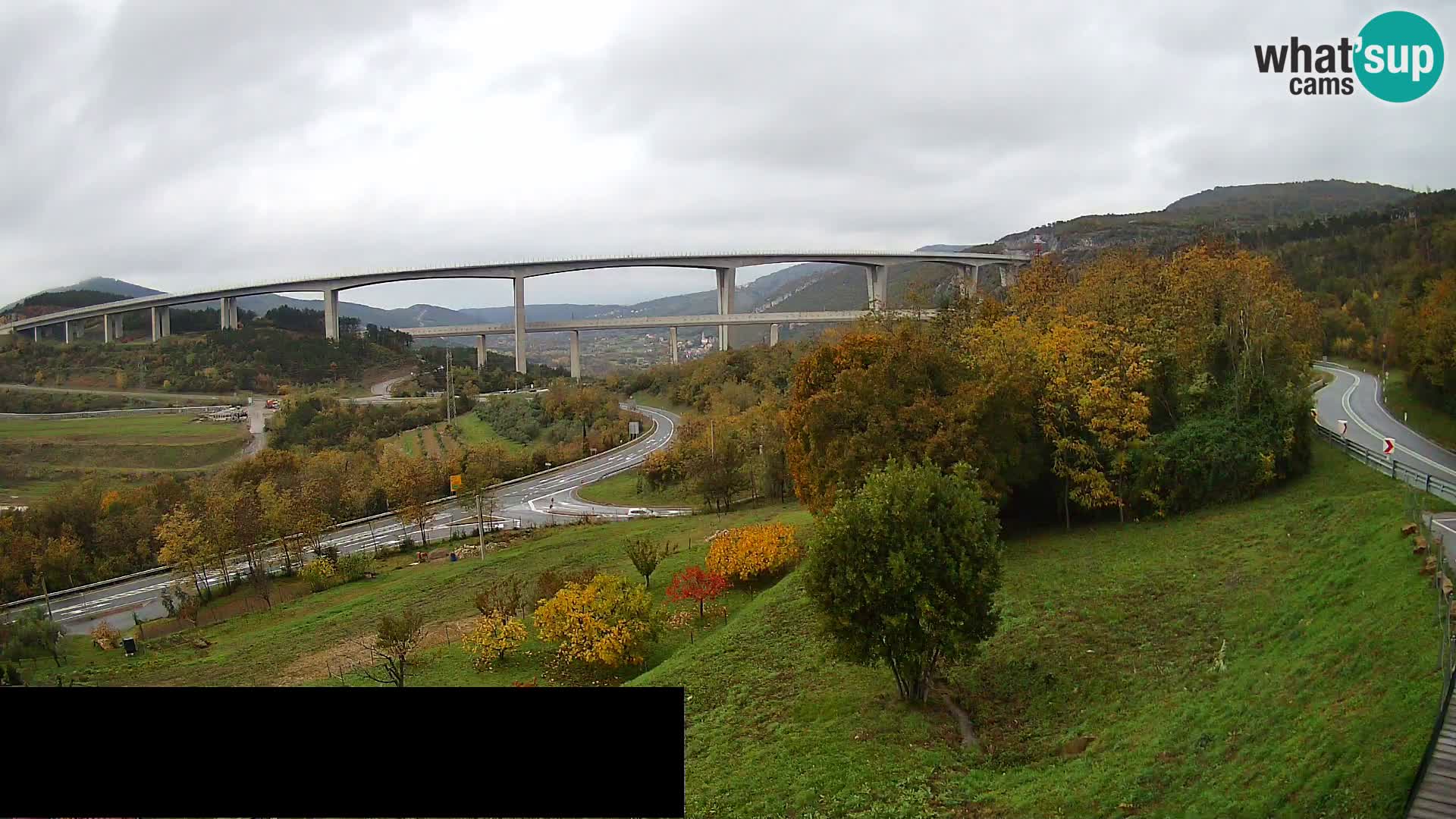 Camera en vivo Črni Kal Viaducto – Viki Burger