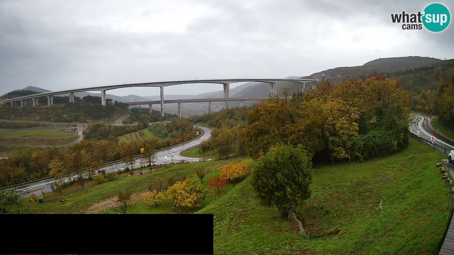 Webcam Črni Kal Viadukt – Viki Burger