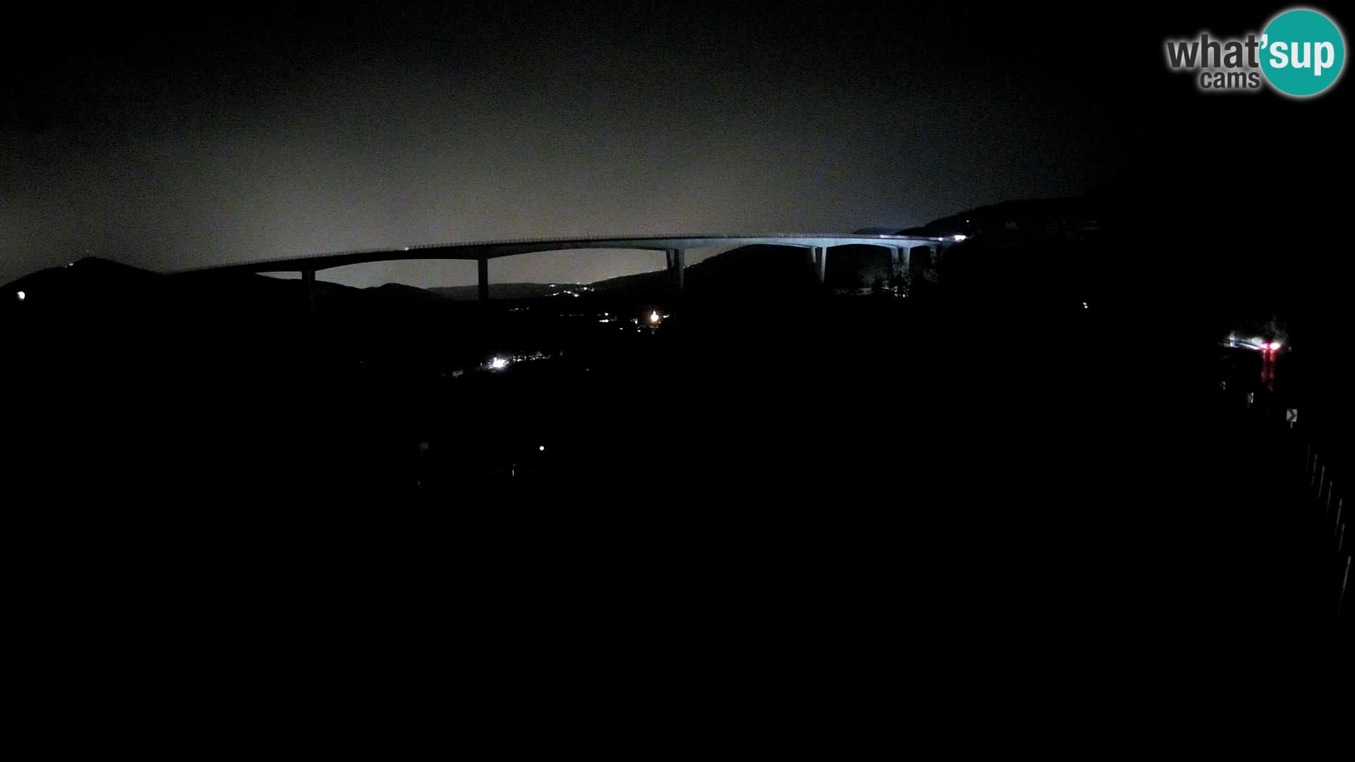 Livecam  Črni Kal Viadotto – panorama dal Viki Burger