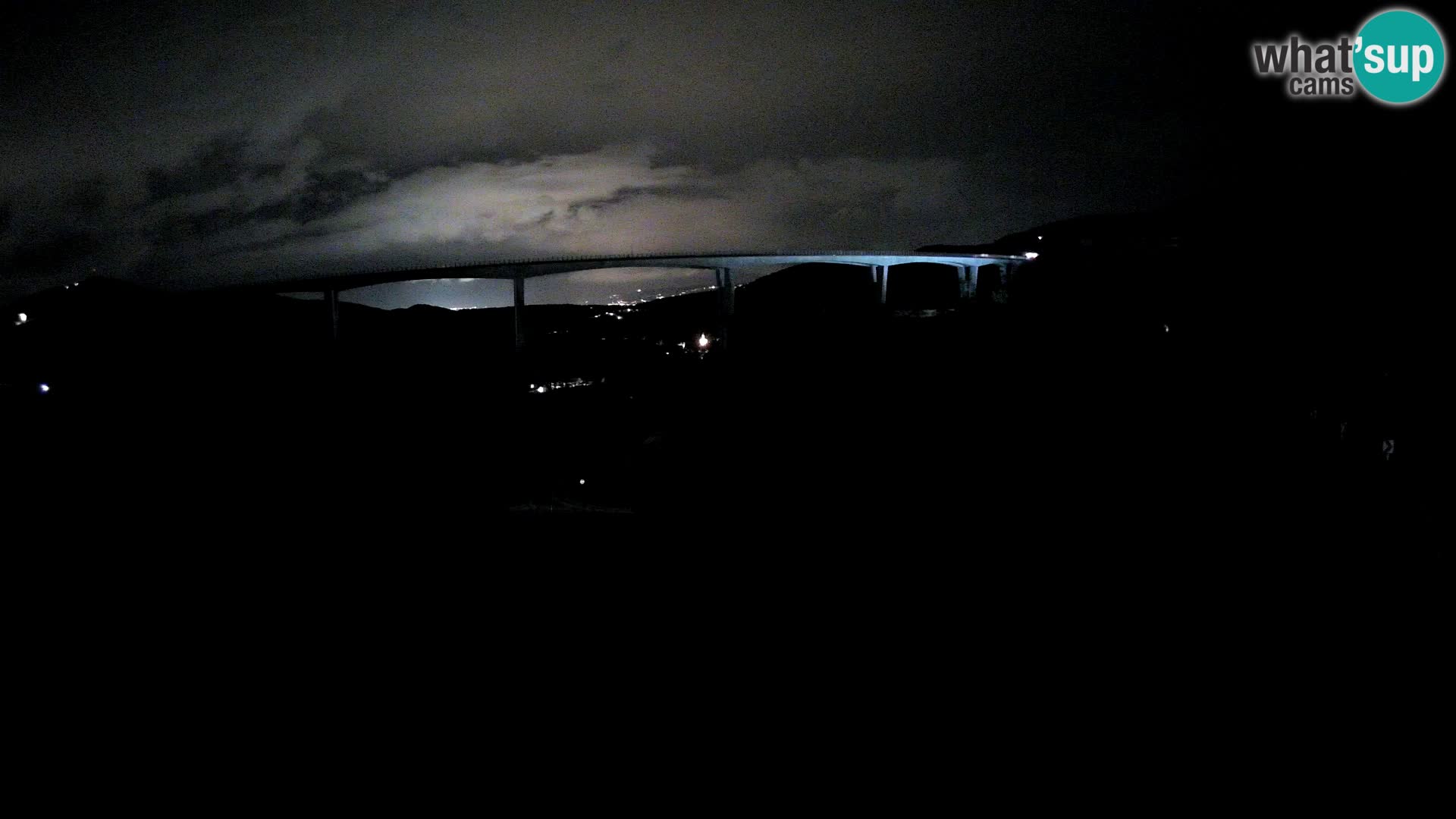 Livecam  Črni Kal Viadotto – panorama dal Viki Burger