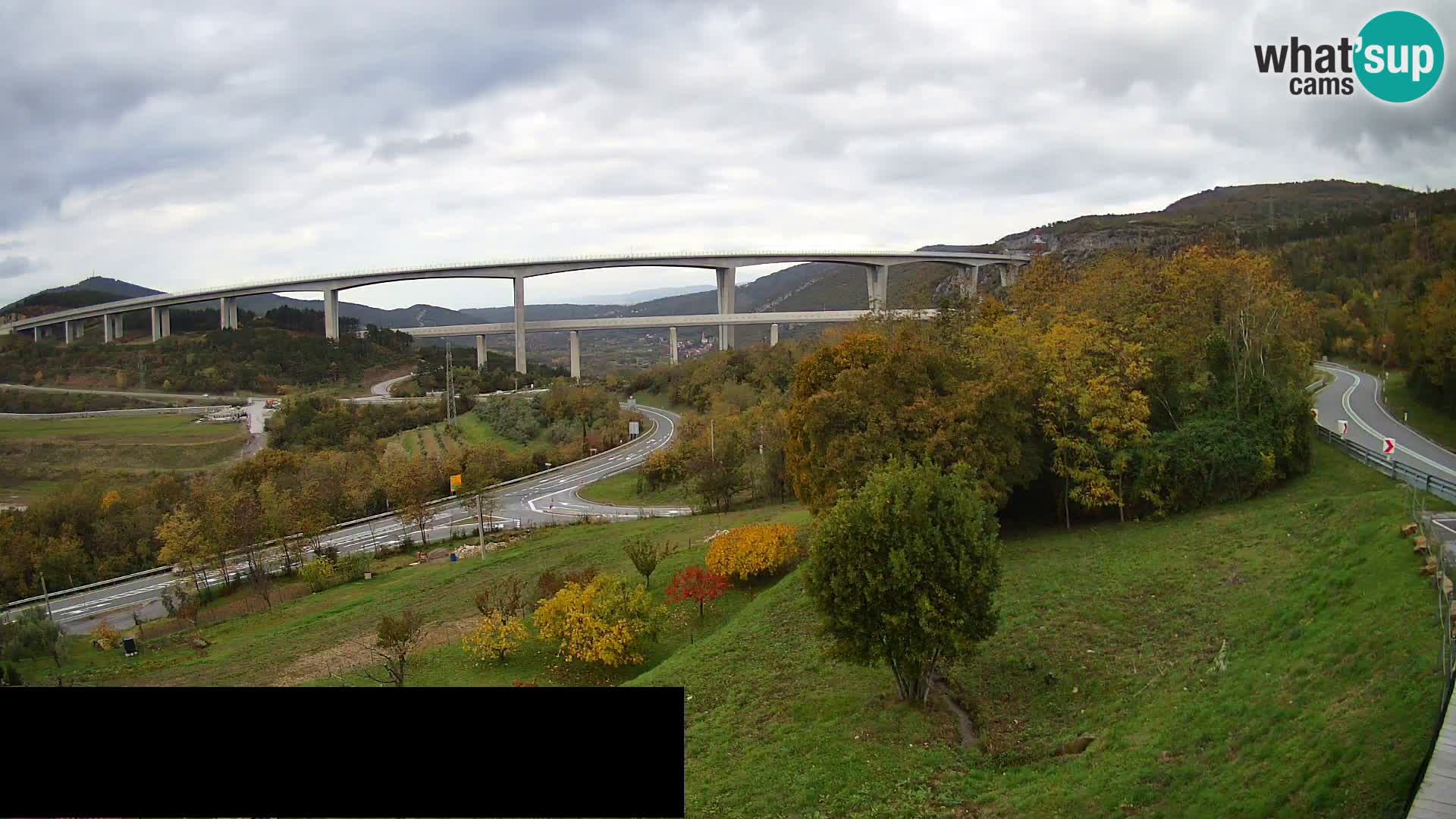 Webcam Črni Kal Viadukt – Viki Burger