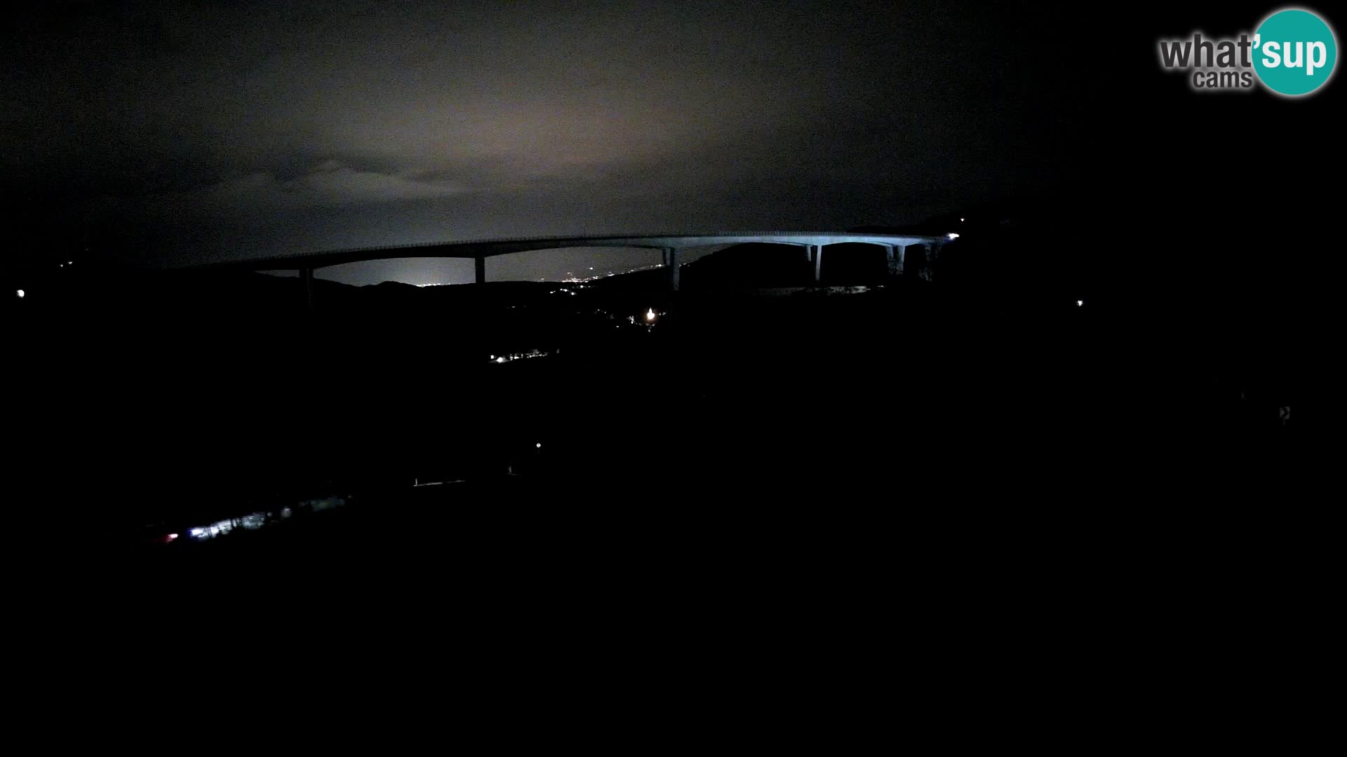 Livecam  Črni Kal Viadotto – panorama dal Viki Burger