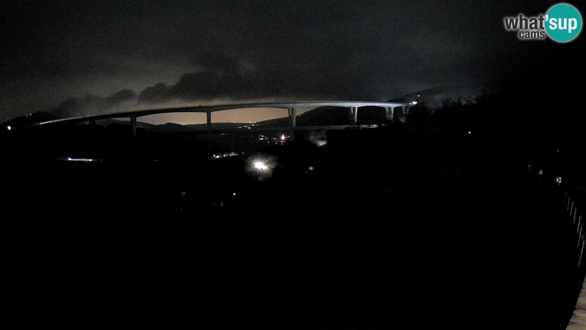 Webcam Črni Kal Viaduct – view from Viki Burger