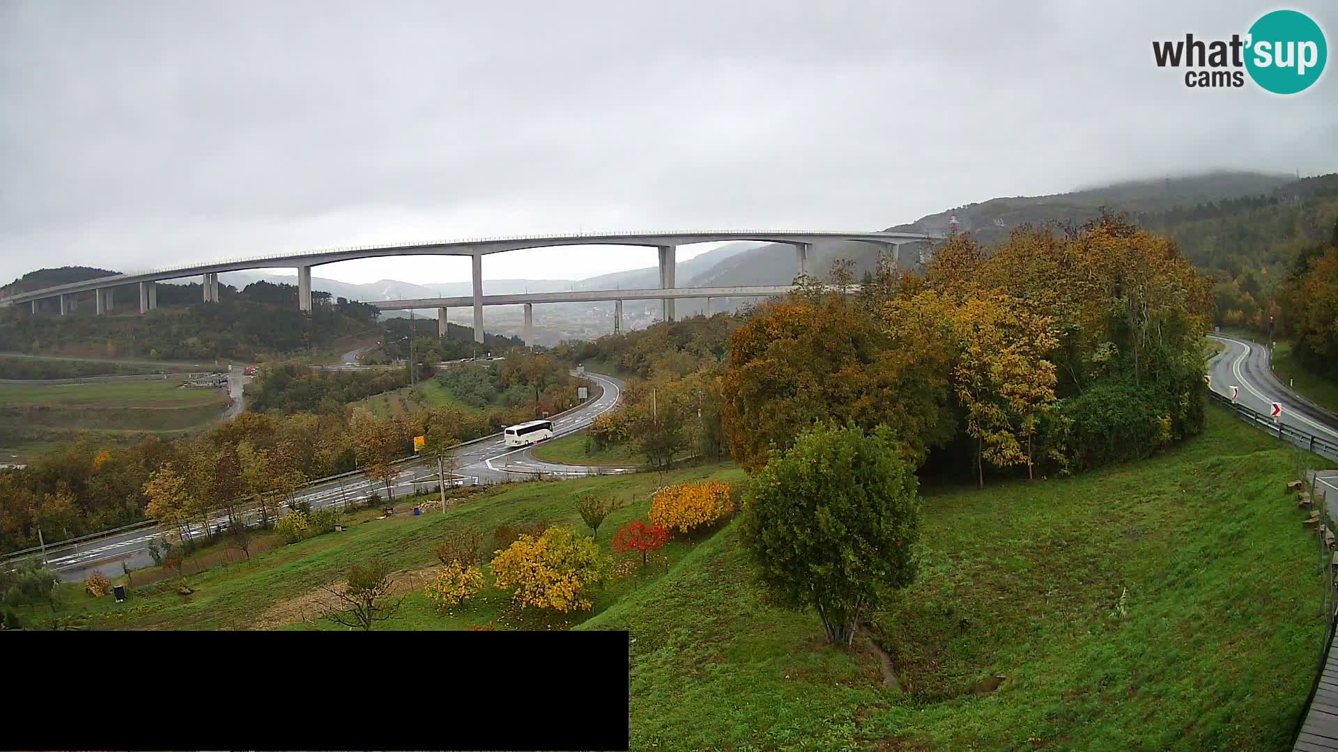 Web kamera Črni Kal Viadukt – pogled sa Viki Burgerja