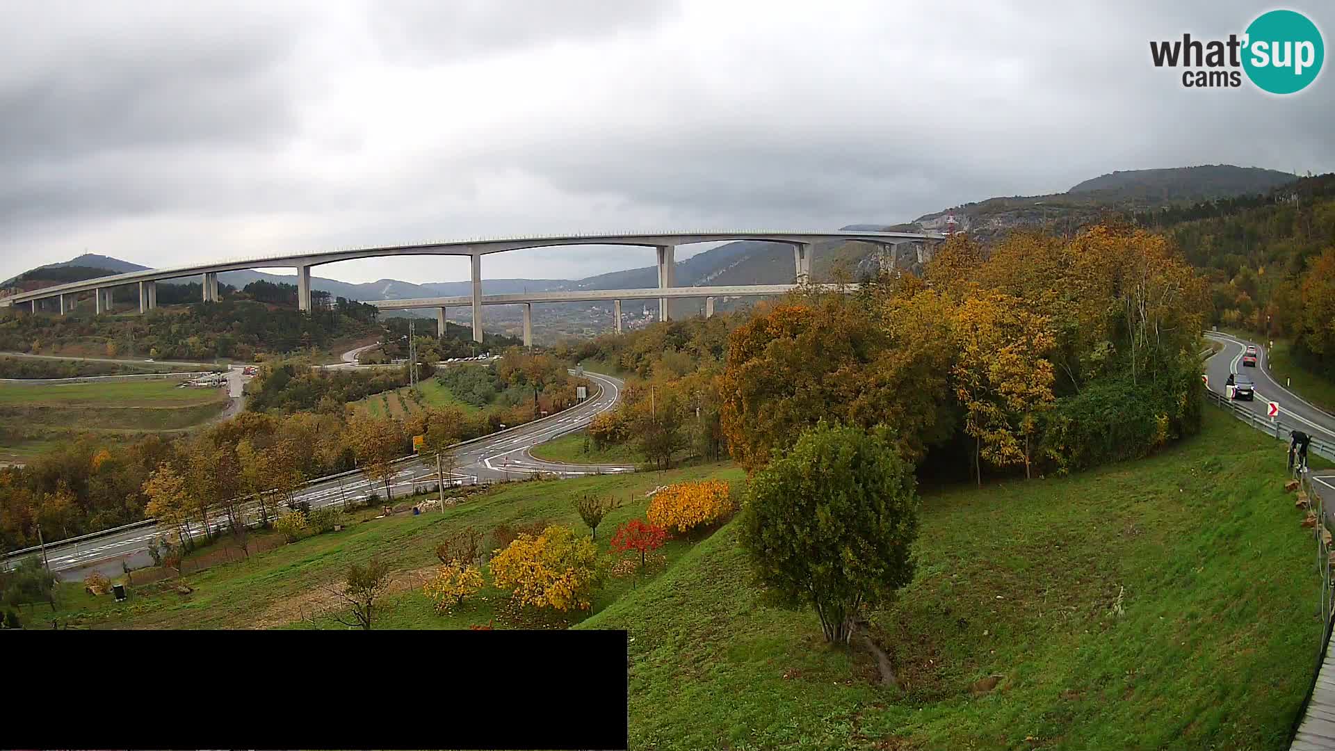 Webcam Črni Kal Viadukt – Viki Burger