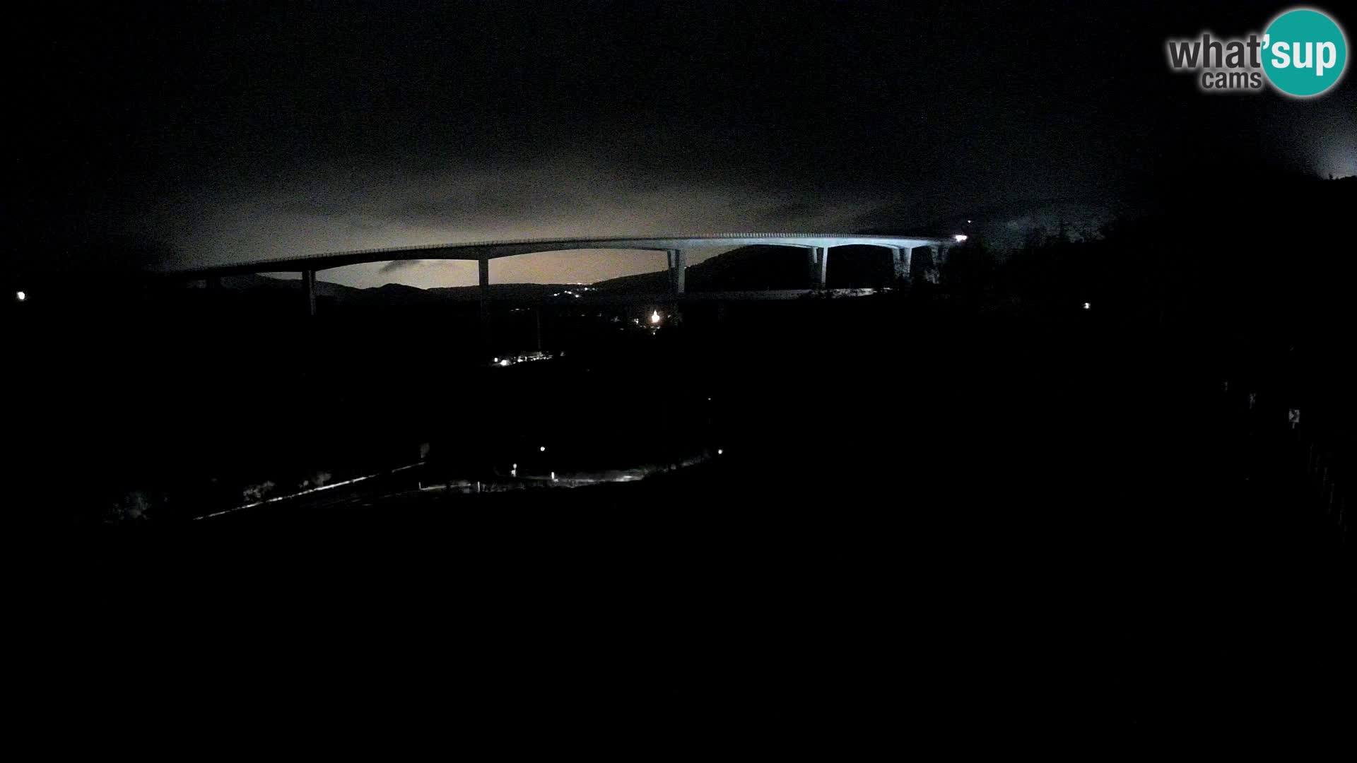 Webcam Črni Kal Viaduct – view from Viki Burger