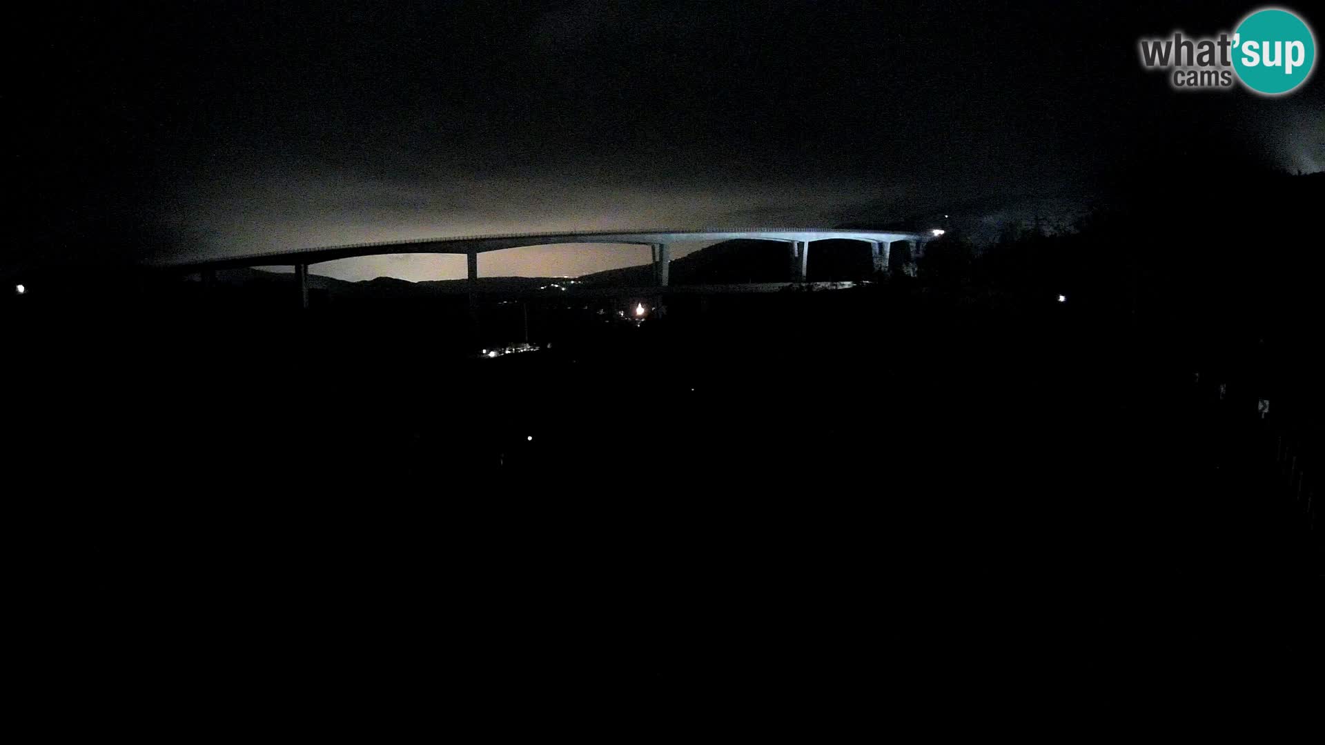 Livecam  Črni Kal Viadotto – panorama dal Viki Burger
