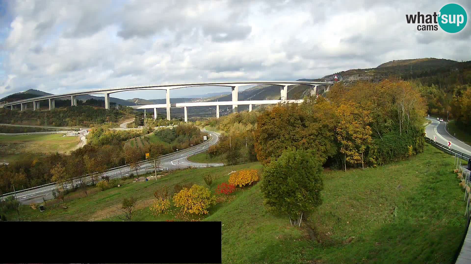 Camera en vivo Črni Kal Viaducto – Viki Burger