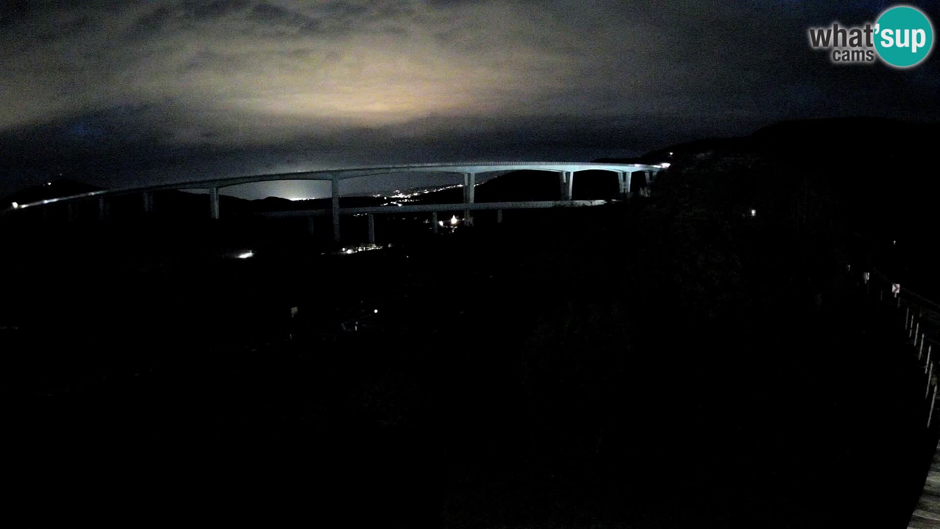 Webcam Črni Kal Viaduct – view from Viki Burger