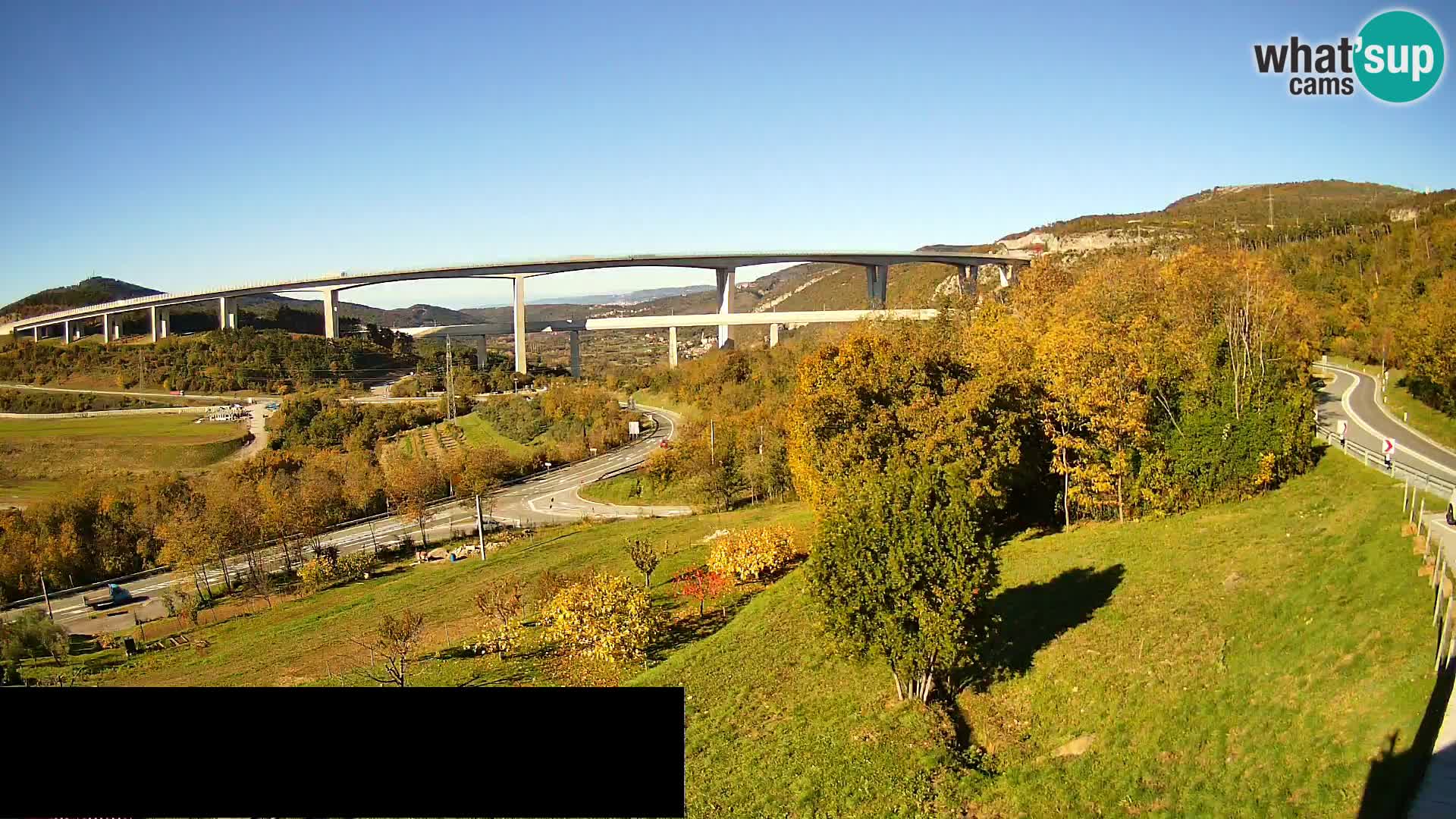 Live cam Črni Kal Viaduc – Viki Burger