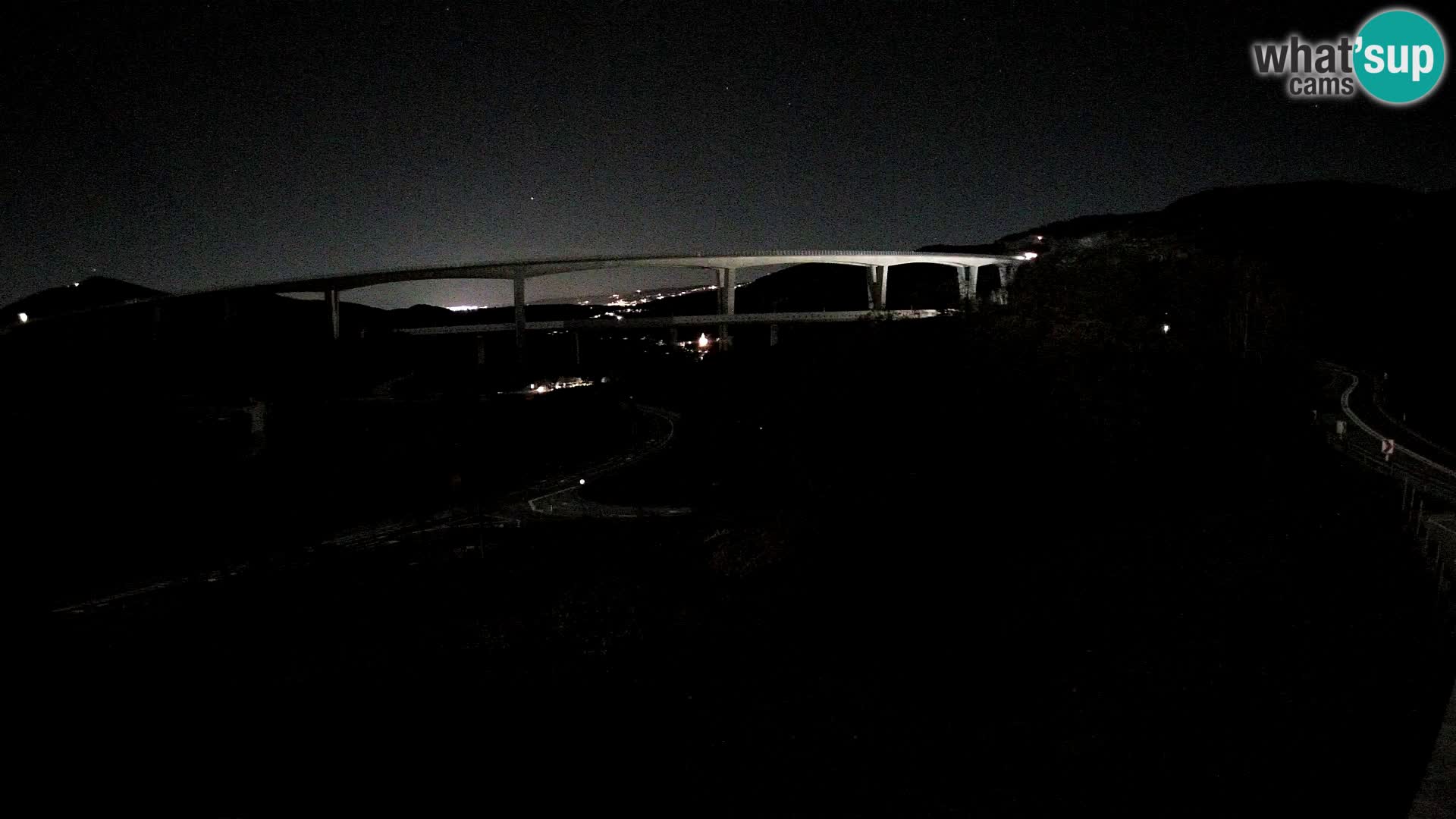 Web kamera Črni Kal Viadukt – pogled sa Viki Burgerja