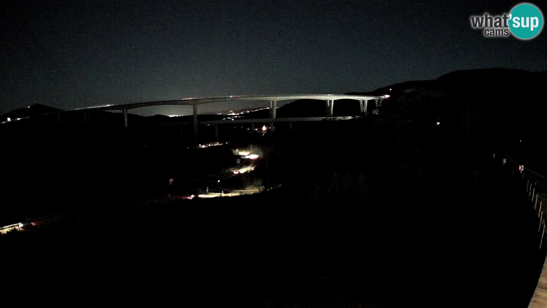 Web kamera Črni Kal Viadukt – pogled sa Viki Burgerja