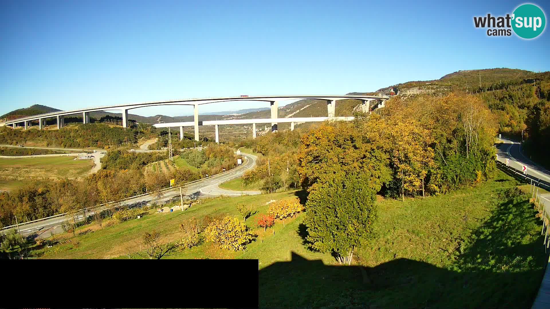 Camera en vivo Črni Kal Viaducto – Viki Burger