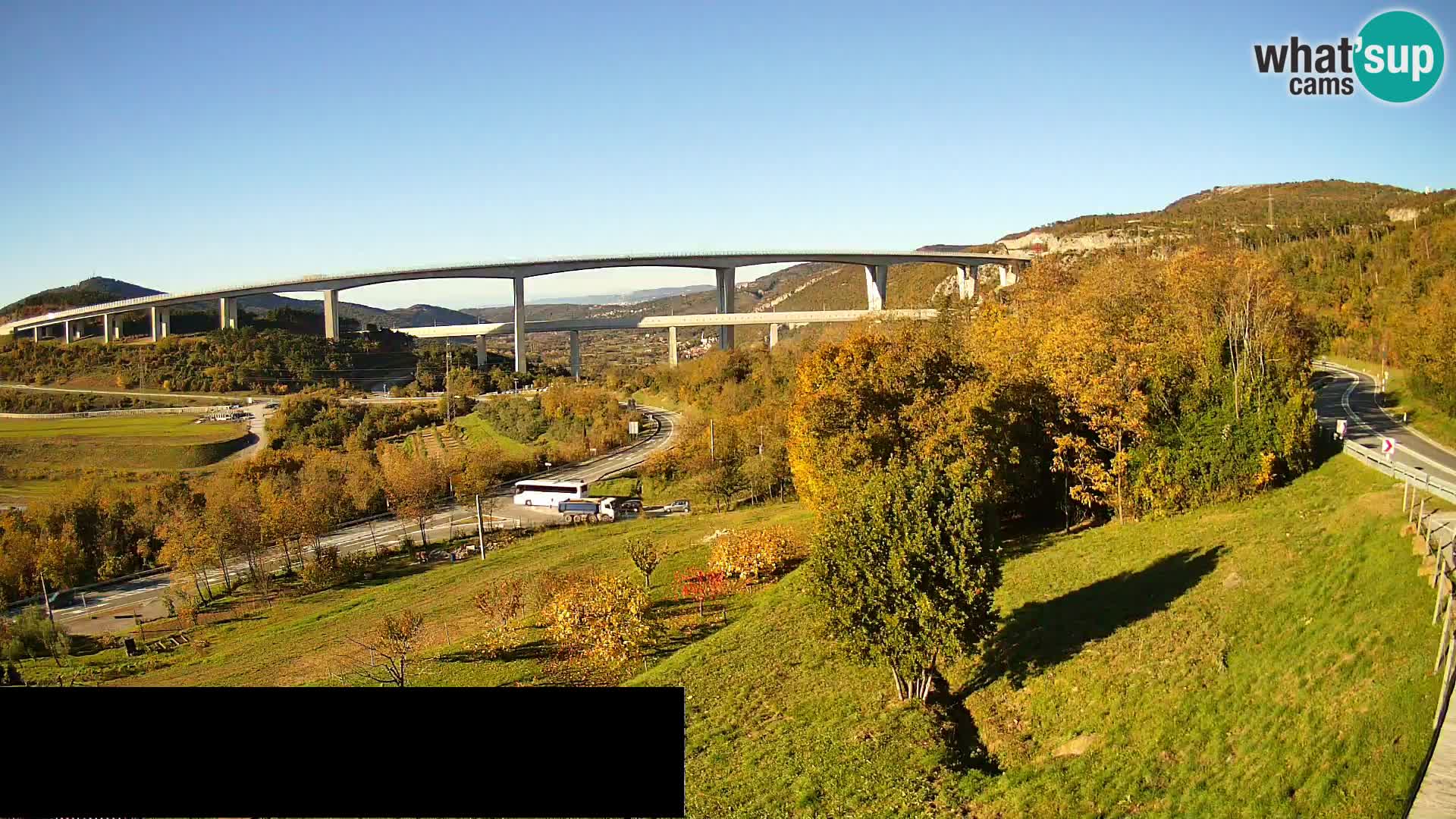 Live cam Črni Kal Viaduc – Viki Burger