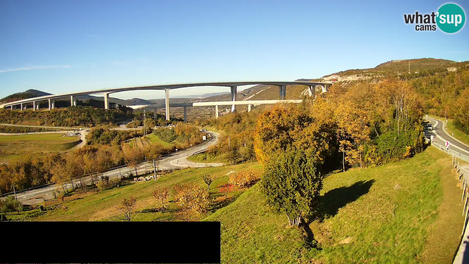 Camera en vivo Črni Kal Viaducto – Viki Burger