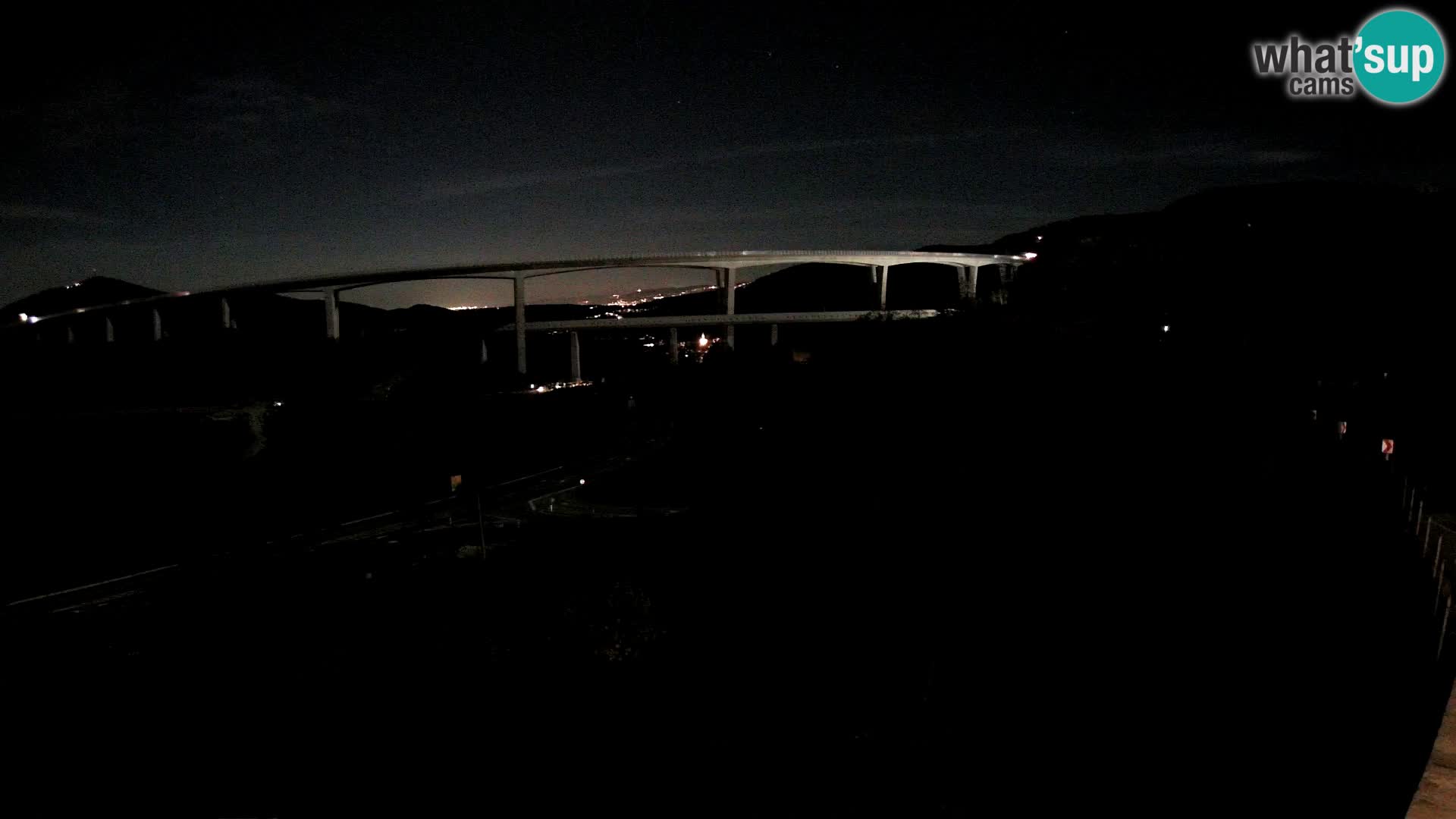 Web kamera Črni Kal Viadukt – pogled sa Viki Burgerja