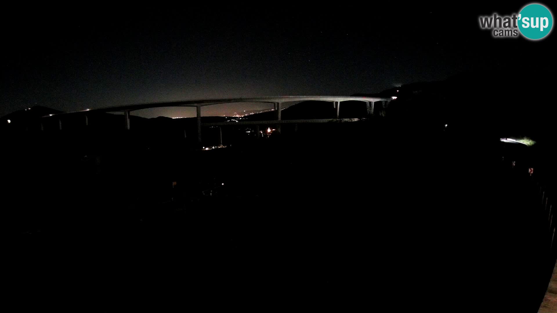 Livecam  Črni Kal Viadotto – panorama dal Viki Burger