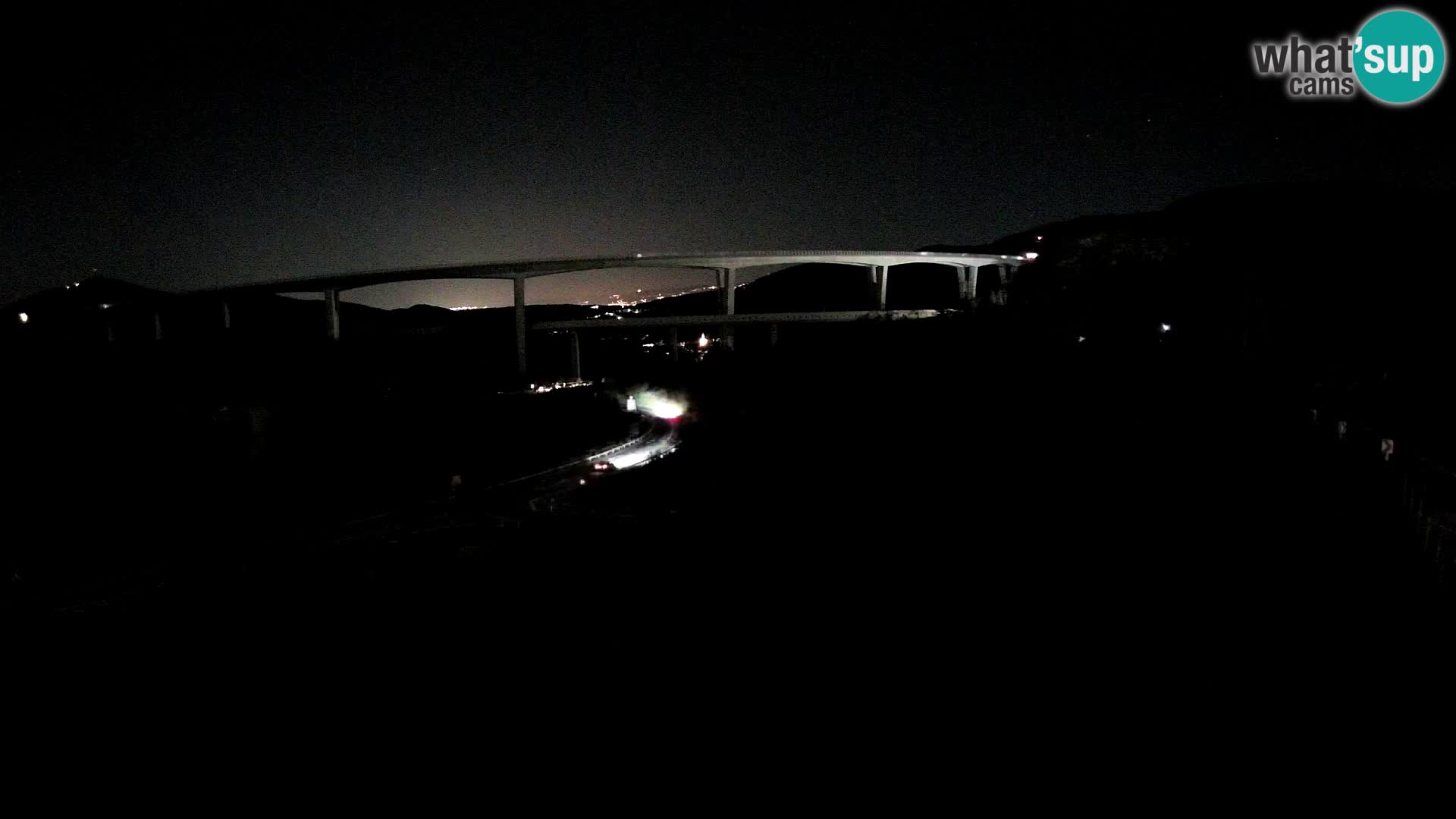 Web kamera Črni Kal Viadukt – pogled sa Viki Burgerja