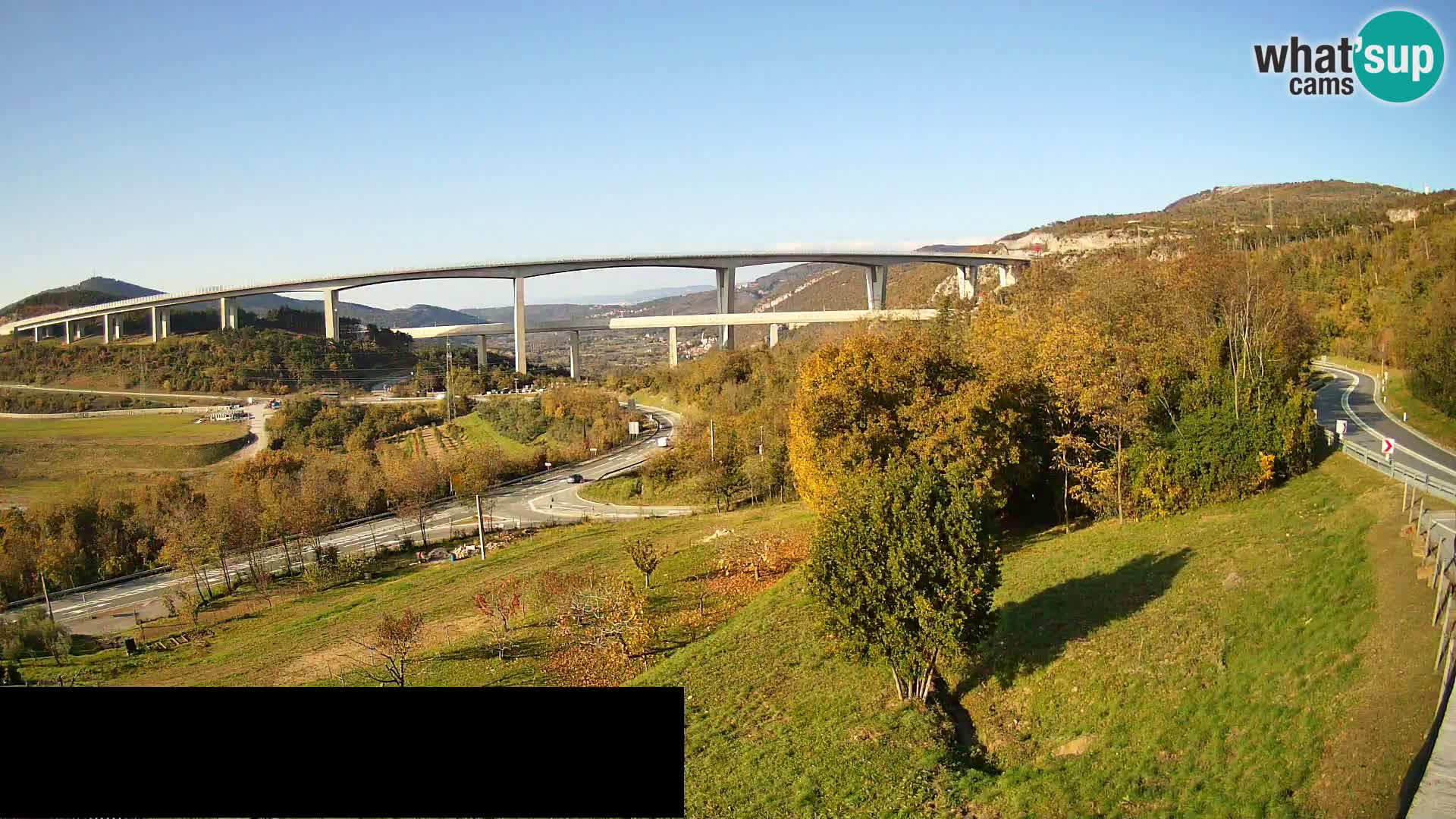 Camera en vivo Črni Kal Viaducto – Viki Burger