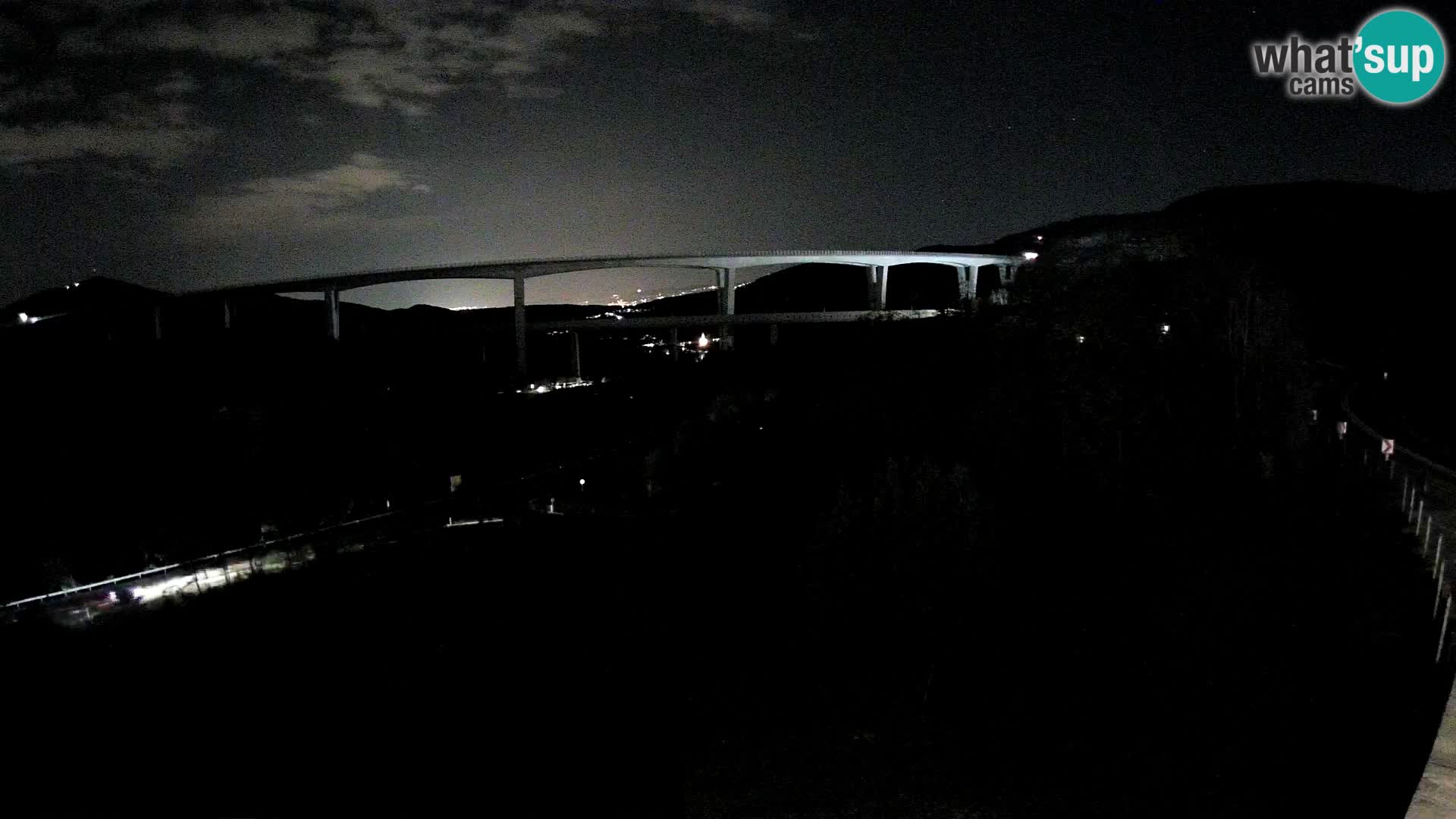 Kamera v živo Črni Kal Viadukt – pogled z Viki Burgerja