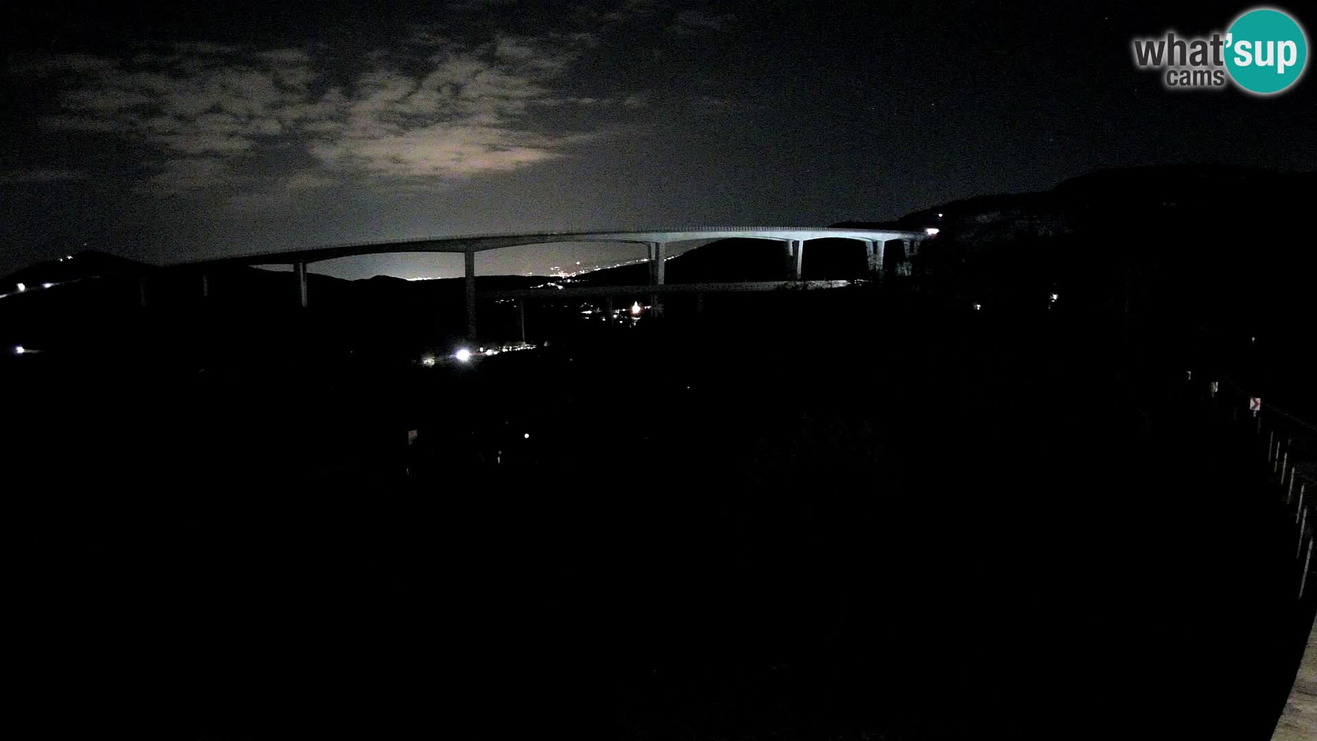 Webcam Črni Kal Viaduct – view from Viki Burger