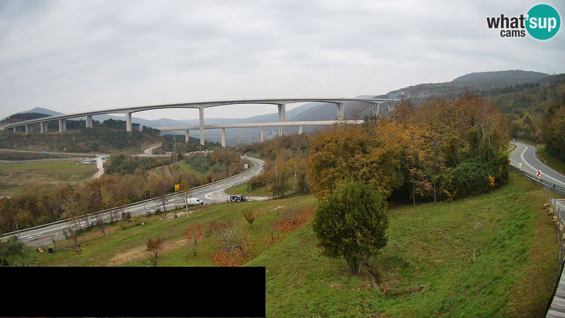Camera en vivo Črni Kal Viaducto – Viki Burger