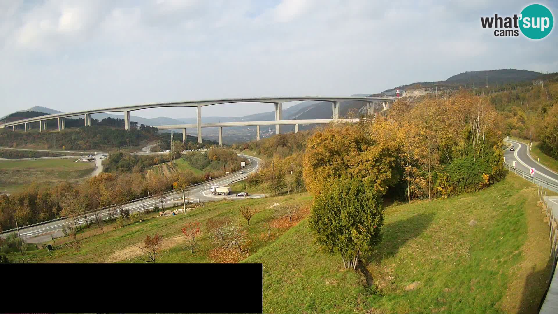 Live cam Črni Kal Viaduc – Viki Burger