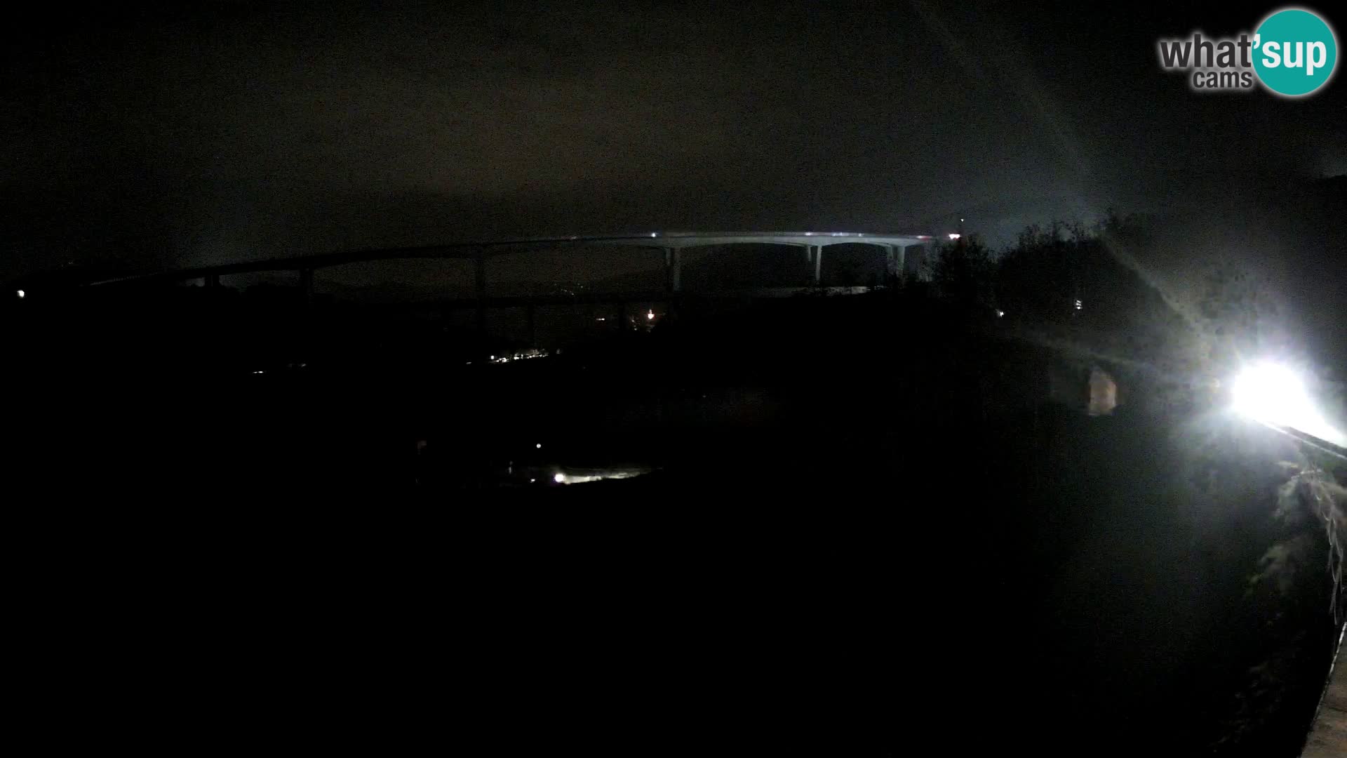 Livecam  Črni Kal Viadotto – panorama dal Viki Burger