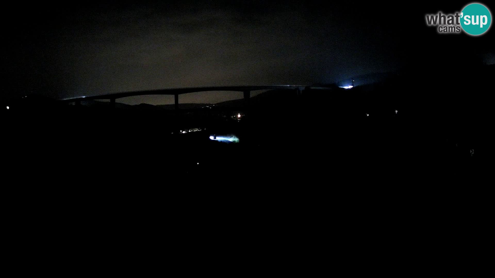 Webcam Črni Kal Viaduct – view from Viki Burger