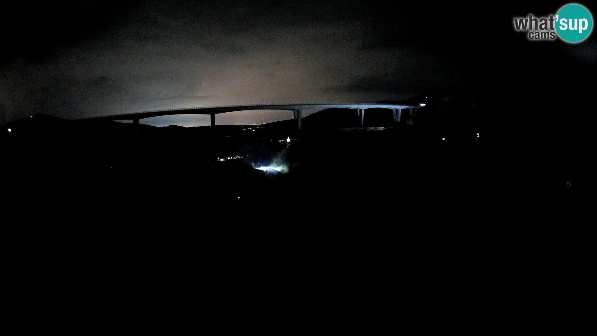 Livecam  Črni Kal Viadotto – panorama dal Viki Burger