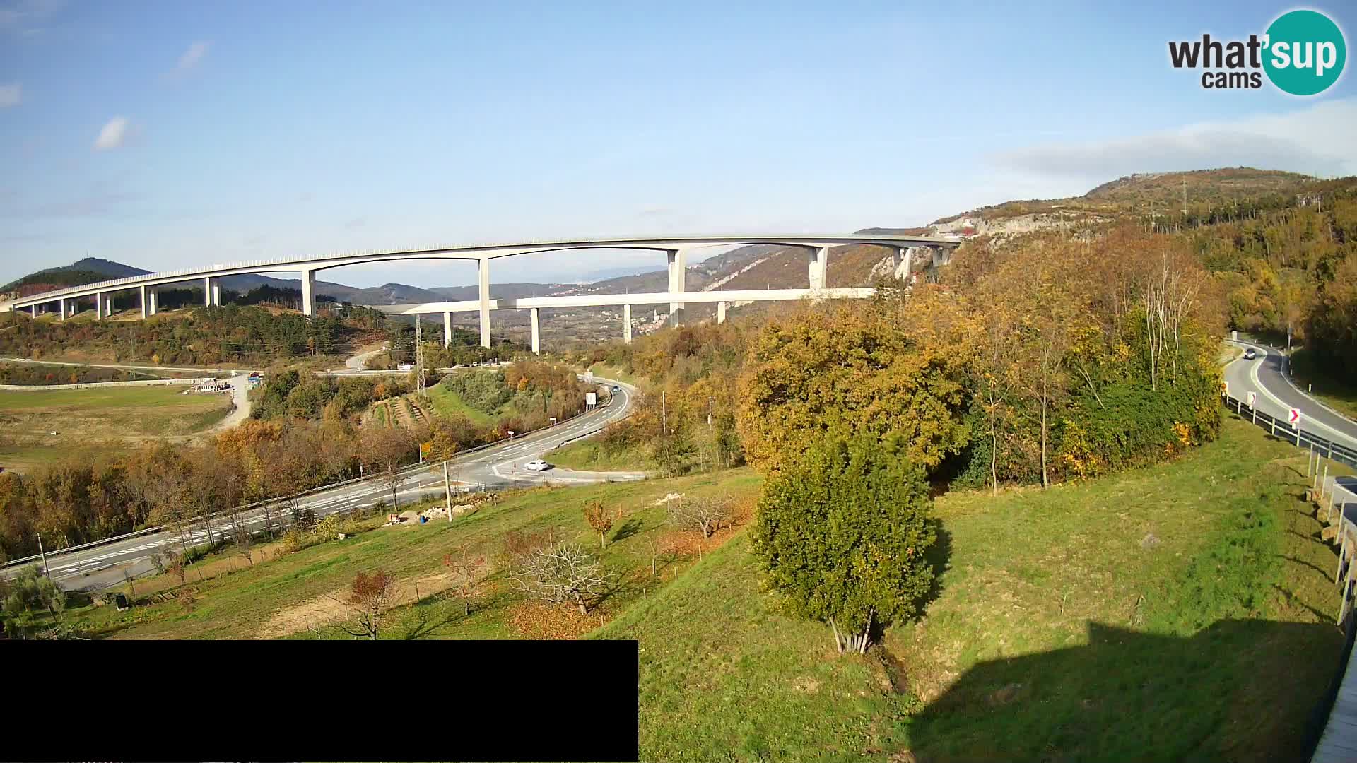Live cam Črni Kal Viaduc – Viki Burger