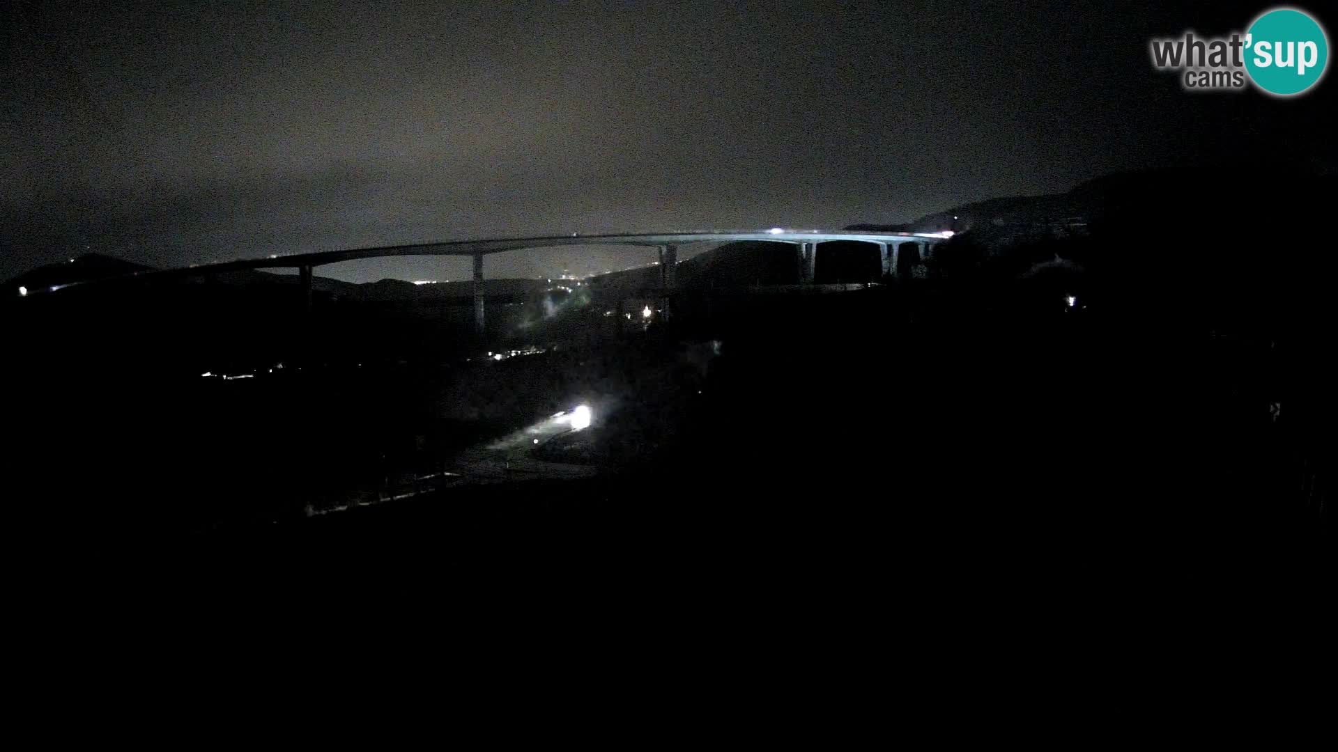 Web kamera Črni Kal Viadukt – pogled sa Viki Burgerja