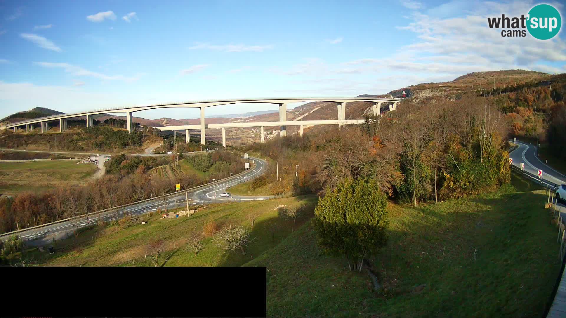 Webcam Črni Kal Viadukt – Viki Burger
