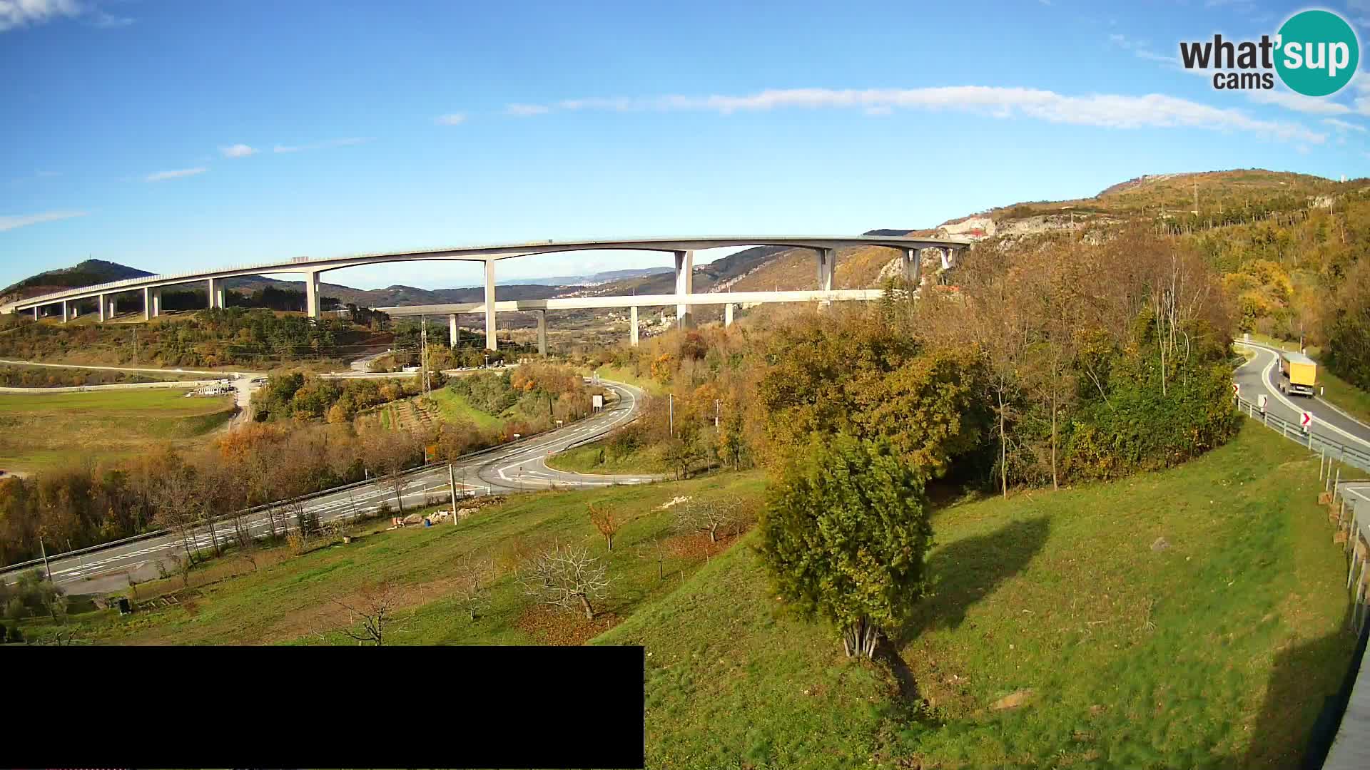 Live cam Črni Kal Viaduc – Viki Burger