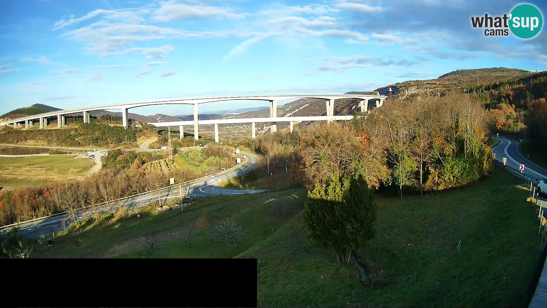Camera en vivo Črni Kal Viaducto – Viki Burger