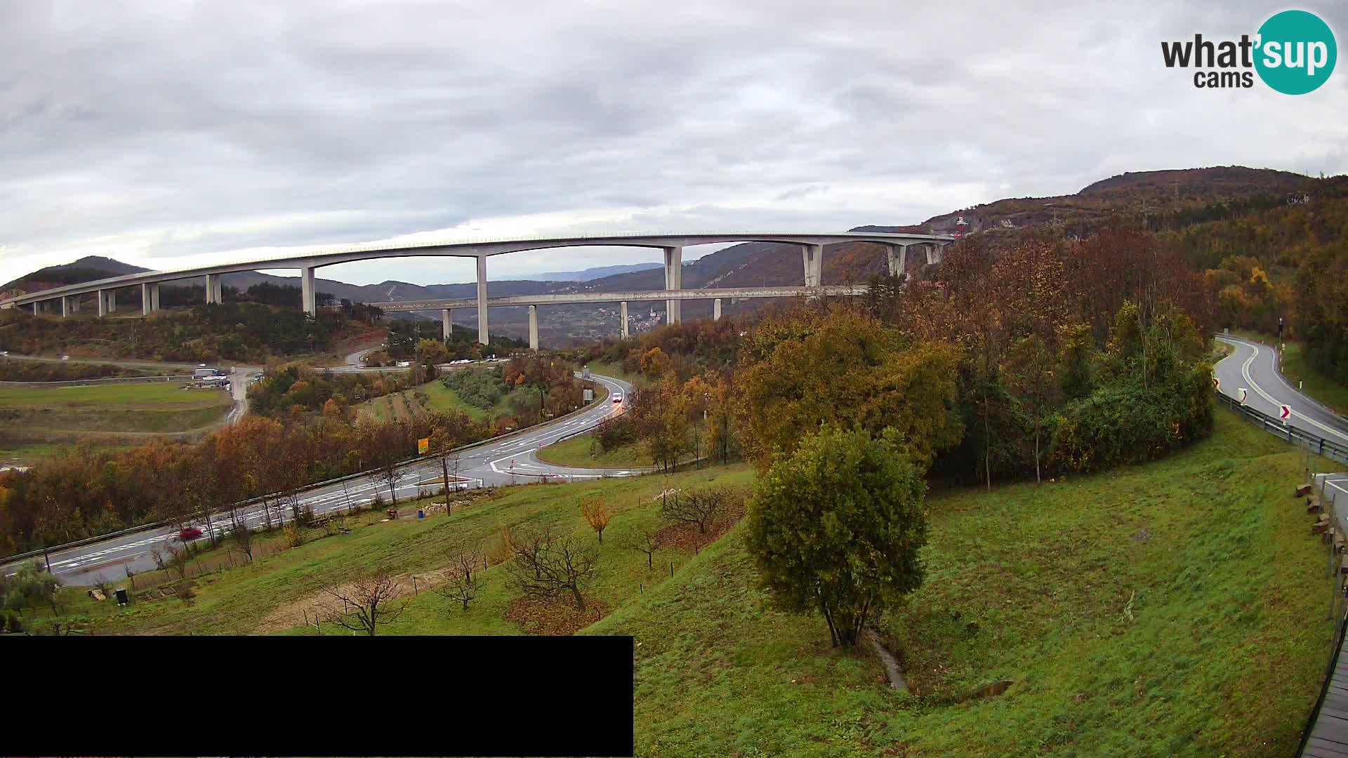 Camera en vivo Črni Kal Viaducto – Viki Burger