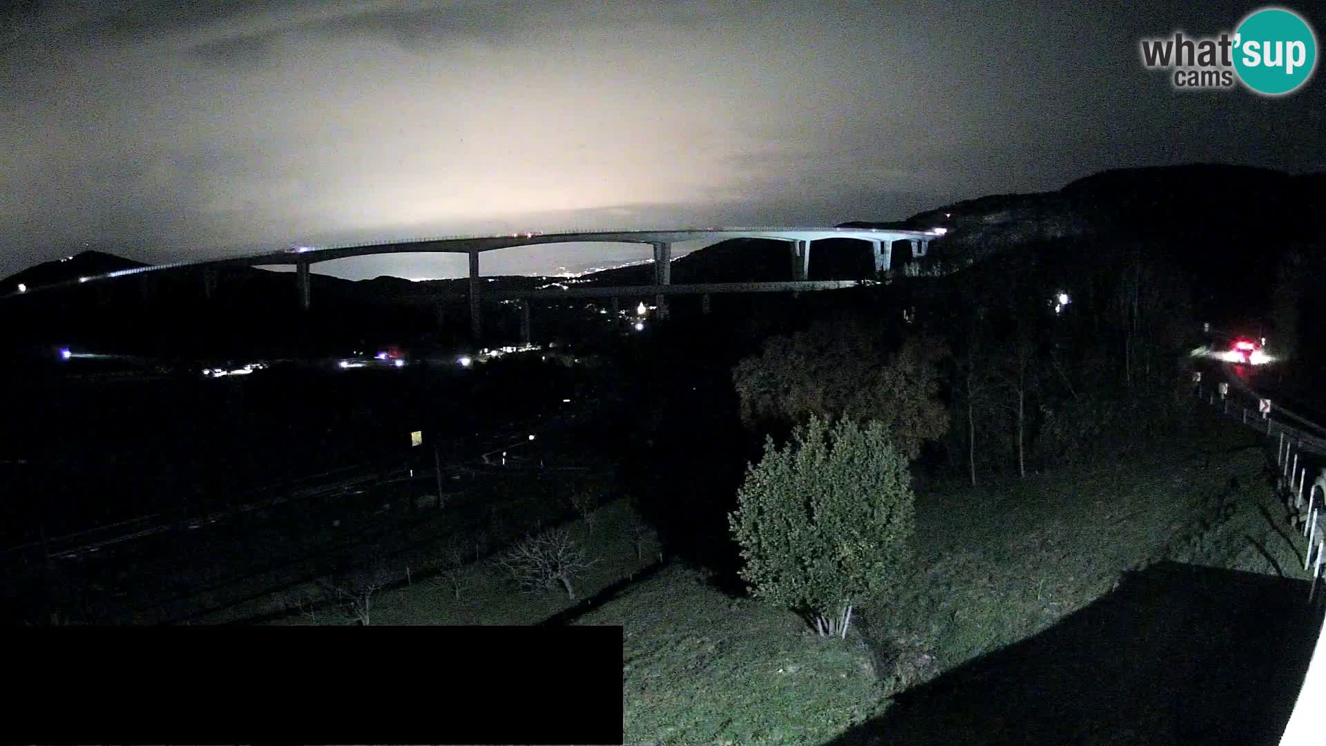 Web kamera Črni Kal Viadukt – pogled sa Viki Burgerja