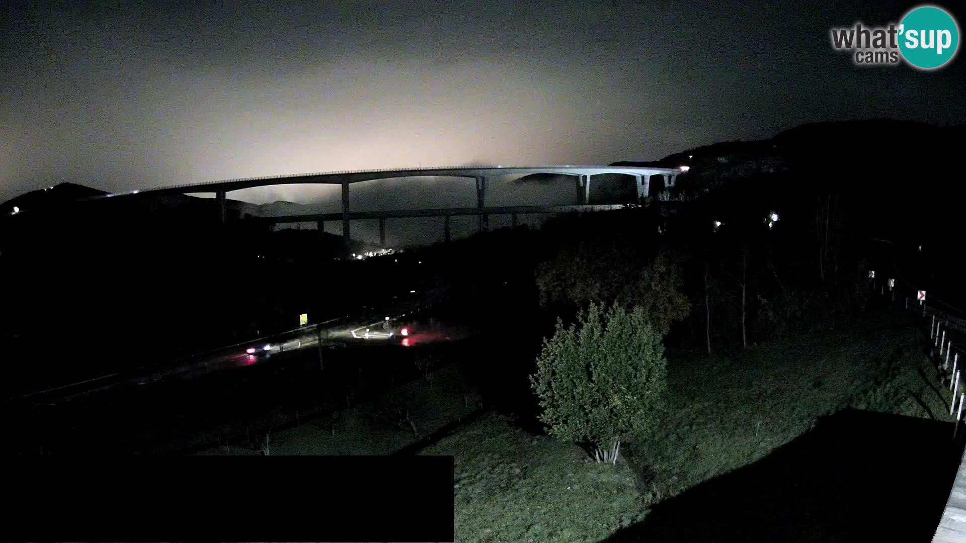 Web kamera Črni Kal Viadukt – pogled sa Viki Burgerja