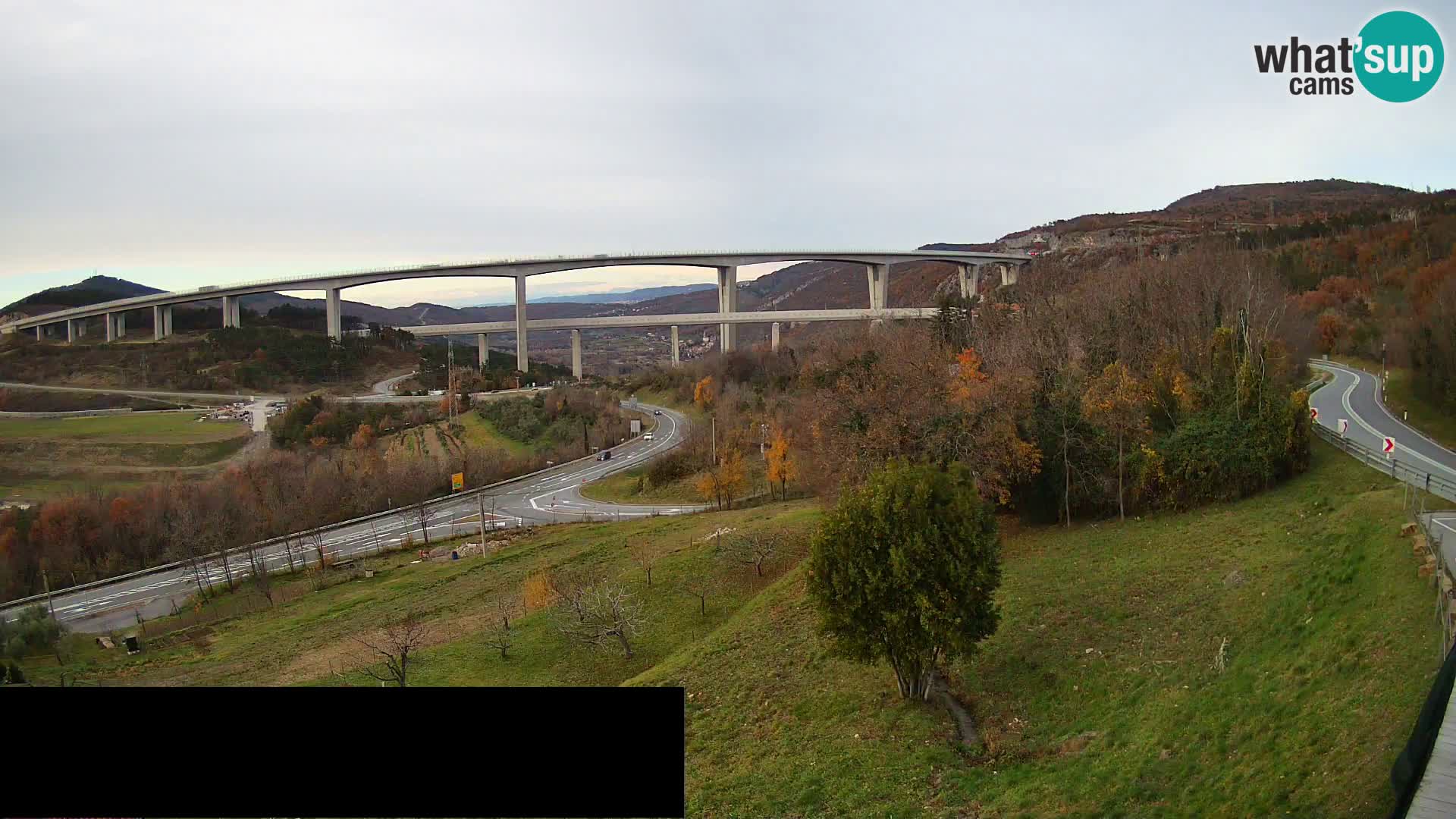 Camera en vivo Črni Kal Viaducto – Viki Burger