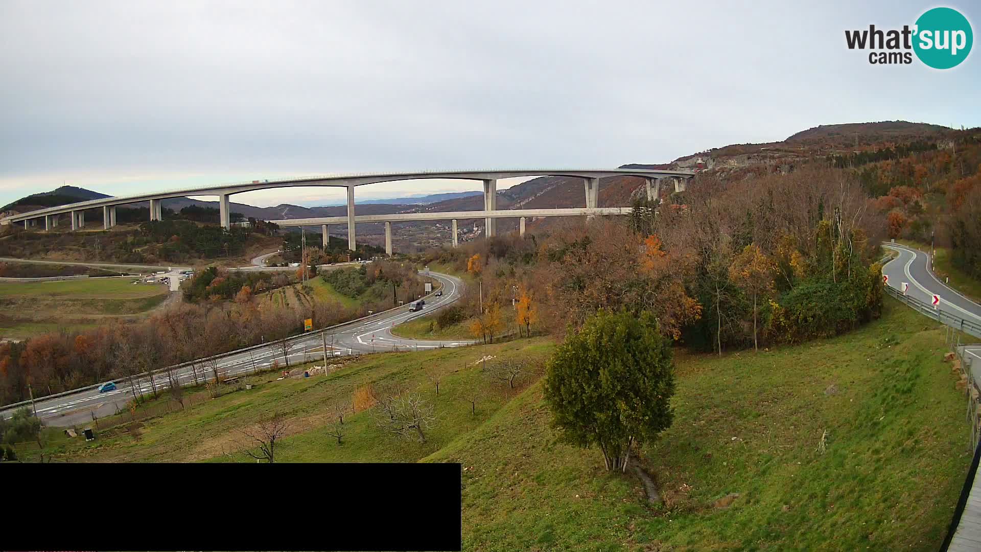 Live cam Črni Kal Viaduc – Viki Burger