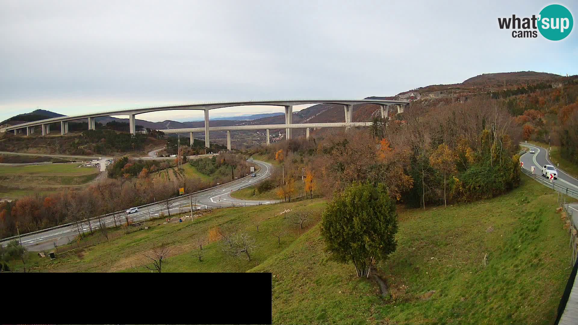 Webcam Črni Kal Viadukt – Viki Burger
