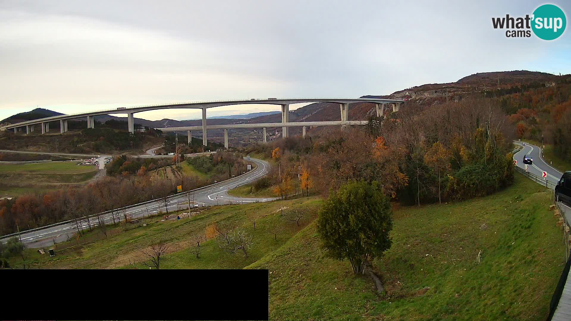 Webcam Črni Kal Viadukt – Viki Burger