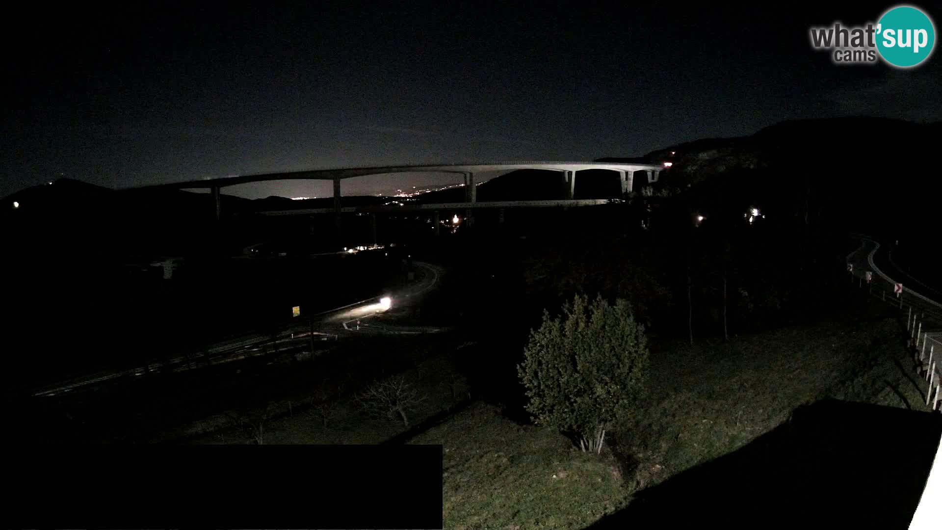 Web kamera Črni Kal Viadukt – pogled sa Viki Burgerja