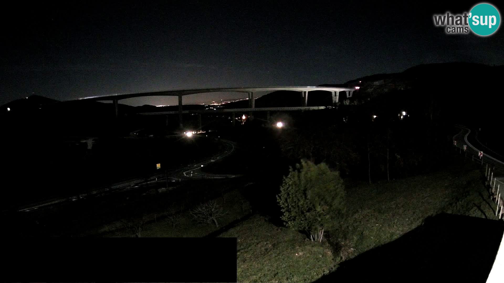 Web kamera Črni Kal Viadukt – pogled sa Viki Burgerja